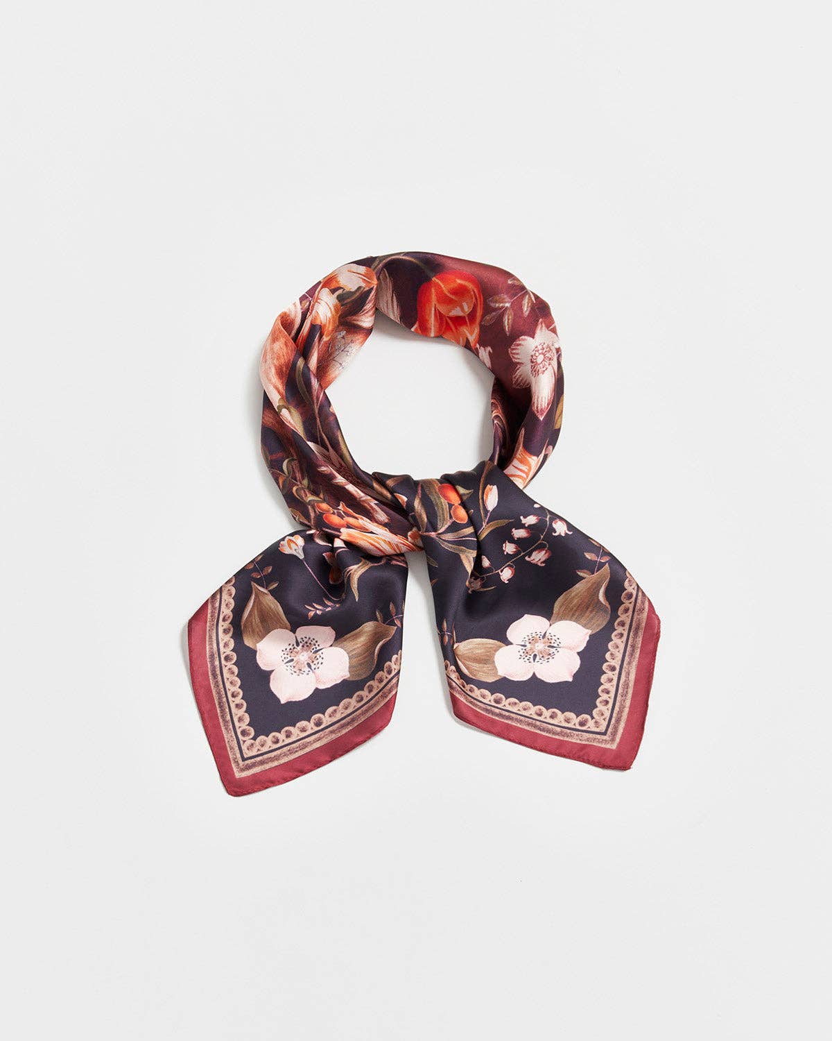 Aurora Tales Peach Square Scarf - Out of the Blue