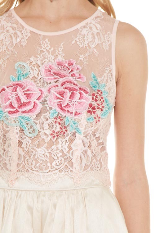 Floral Embroidery Top - Out of the Blue