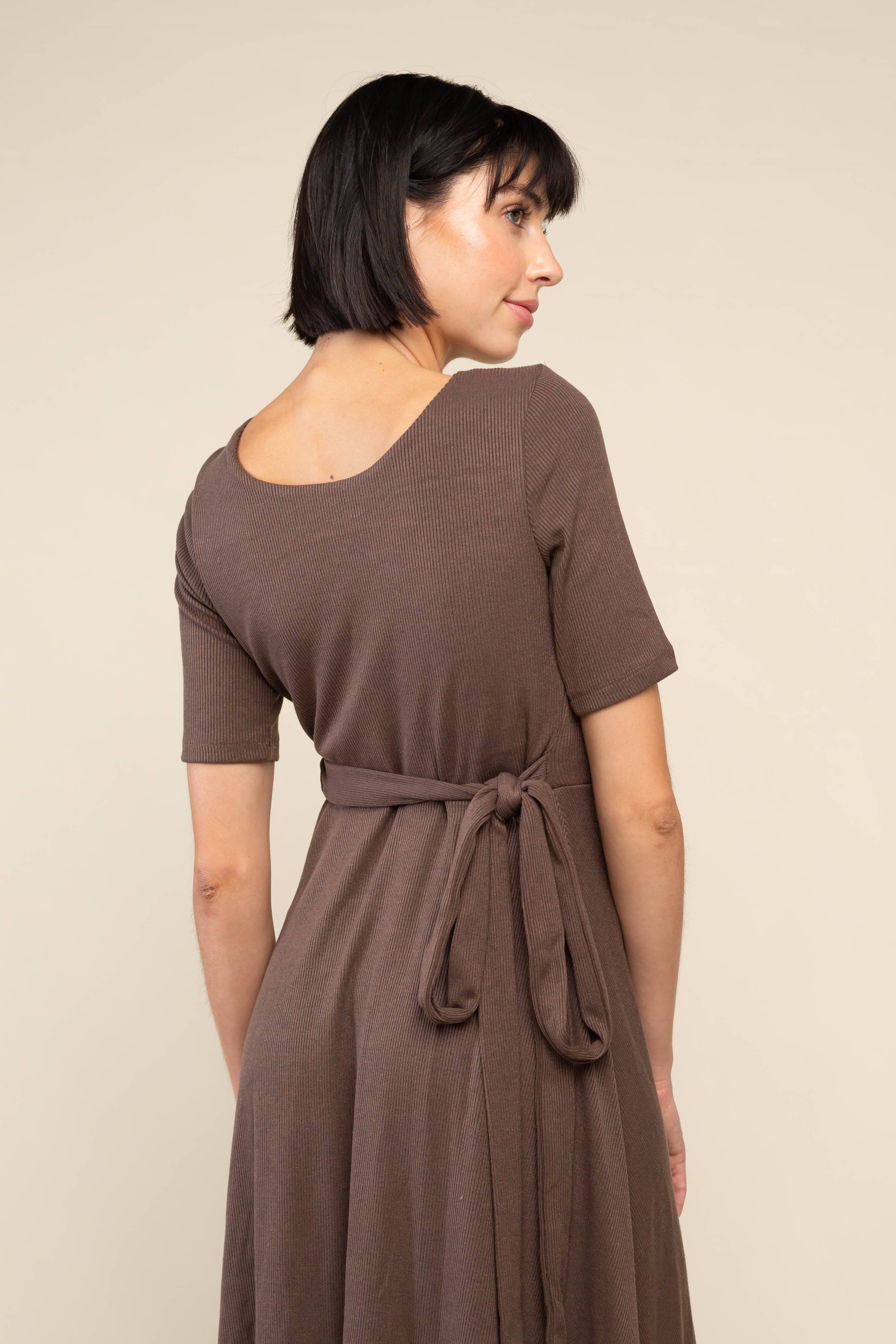 Sarah Wrap Dress - Out of the Blue