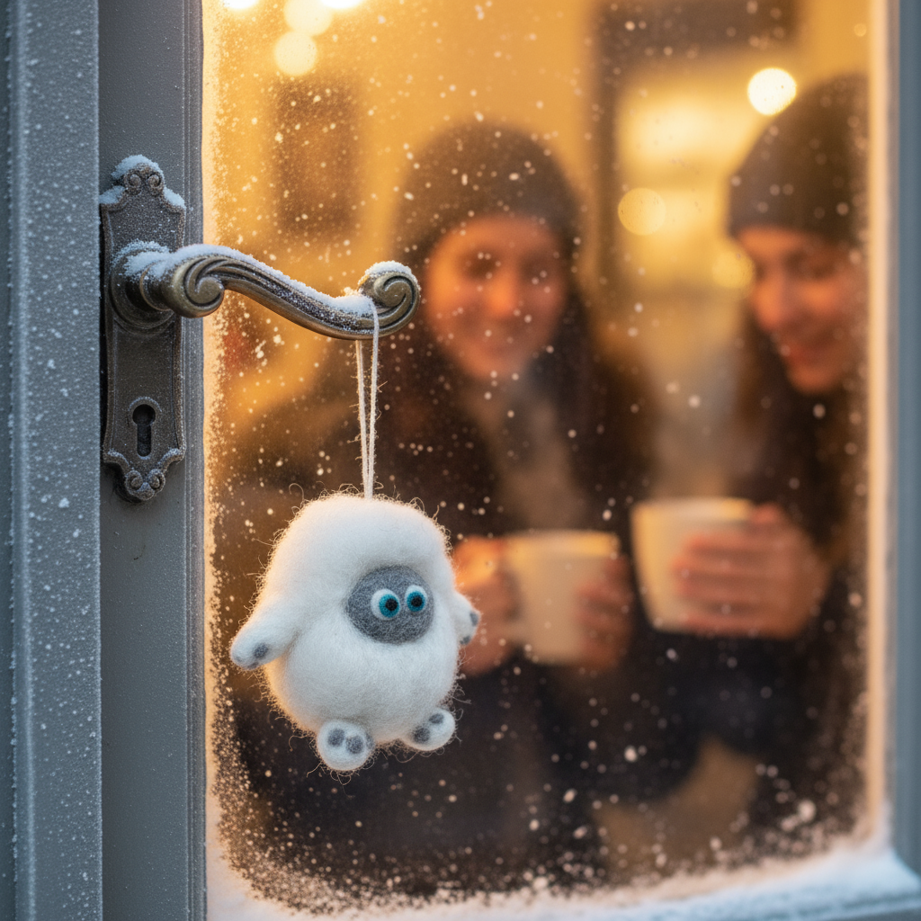 Baby Yeti Hanging Decoration