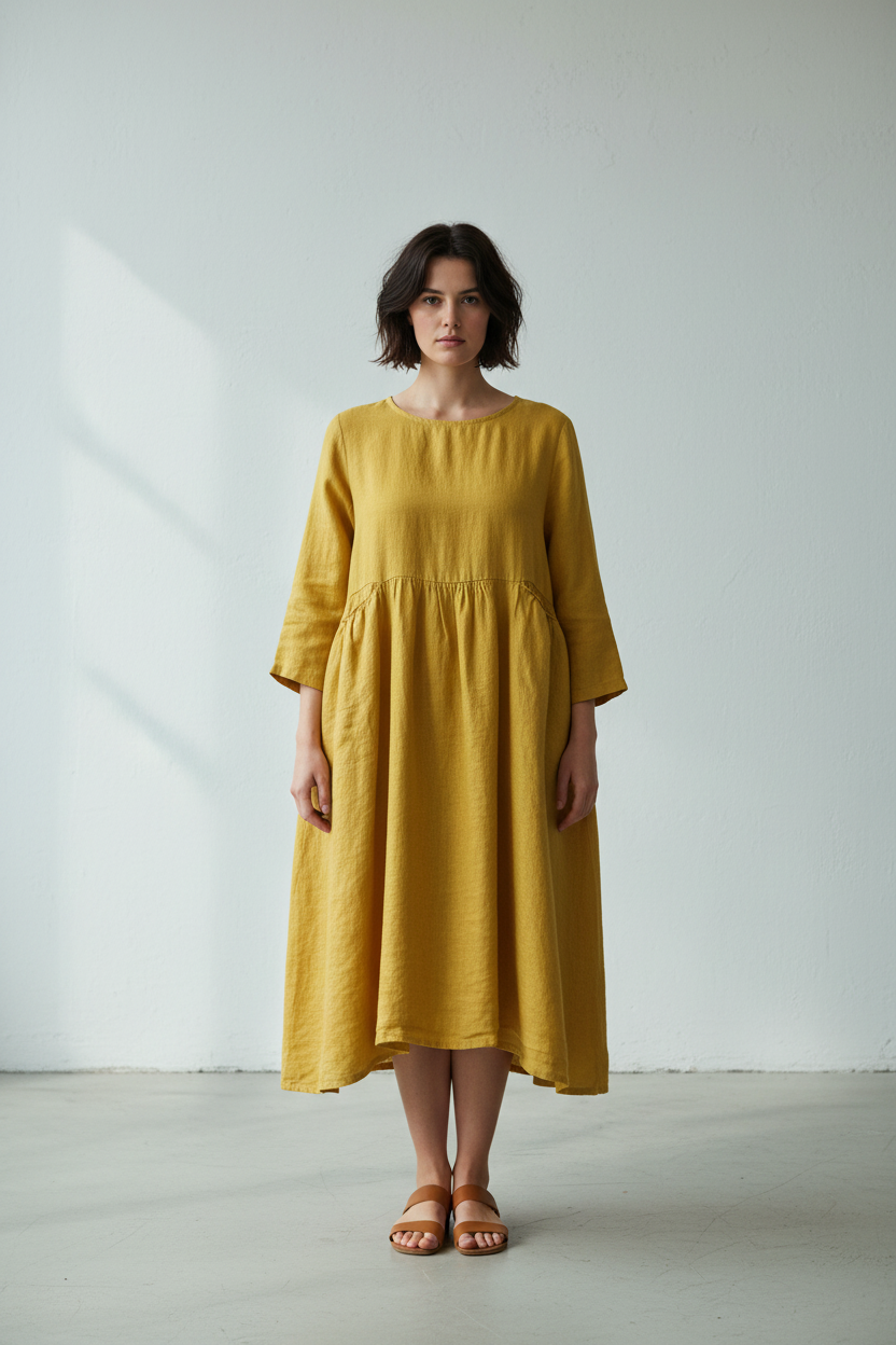 Goldie Linen Dress