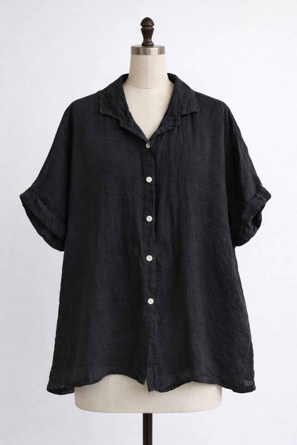 Basic Linen Shirt - Out of the Blue