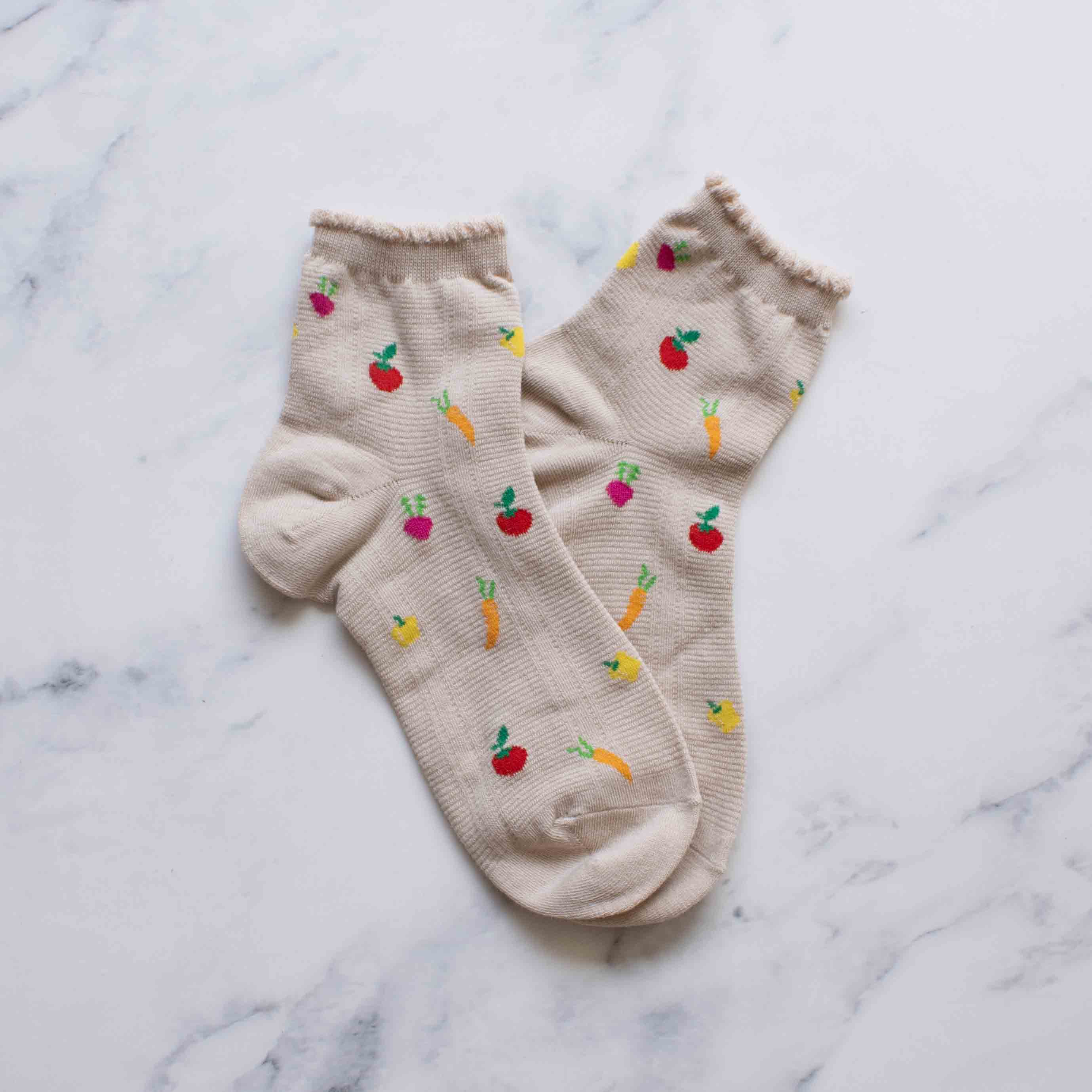 Vegetables Ankle Socks - Out of the Blue