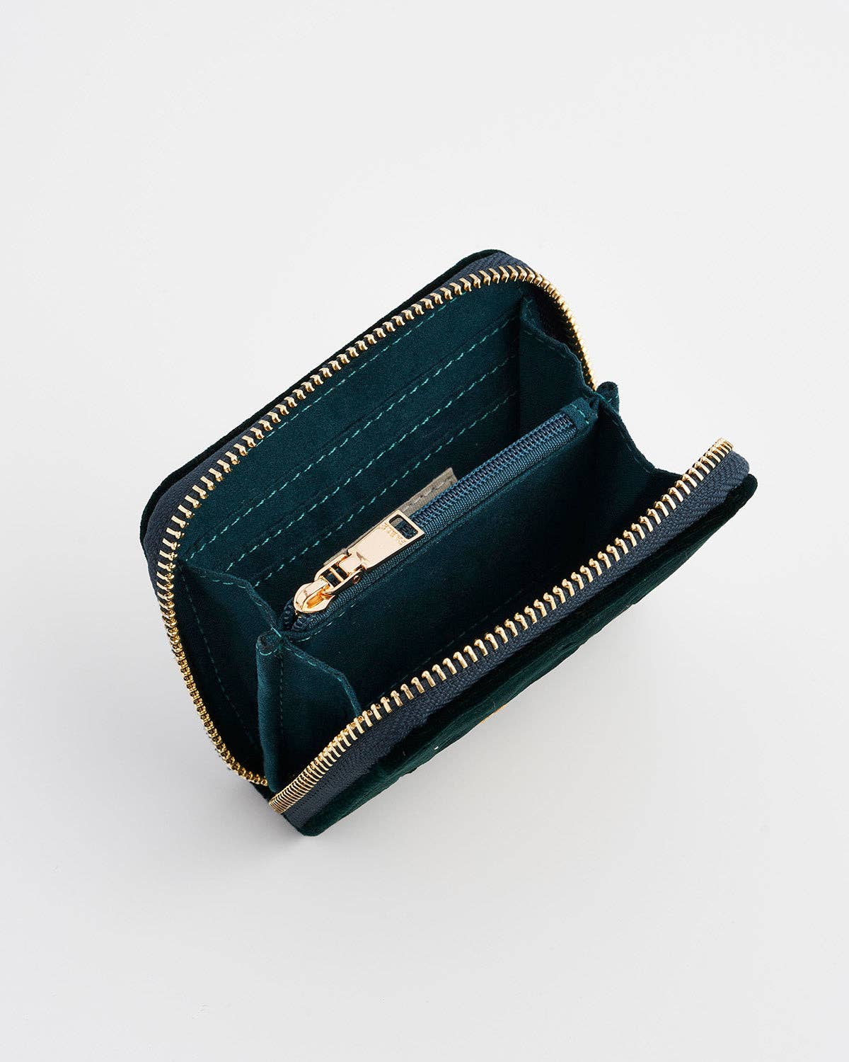 Fawn Embroidered Small Wallet