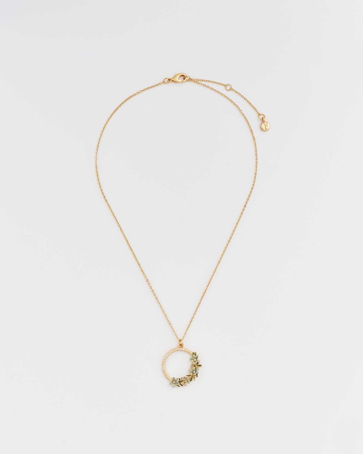 Floral Wreath Necklace - Out of the Blue