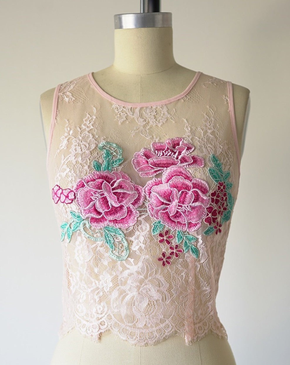 Floral Embroidery Top - Out of the Blue