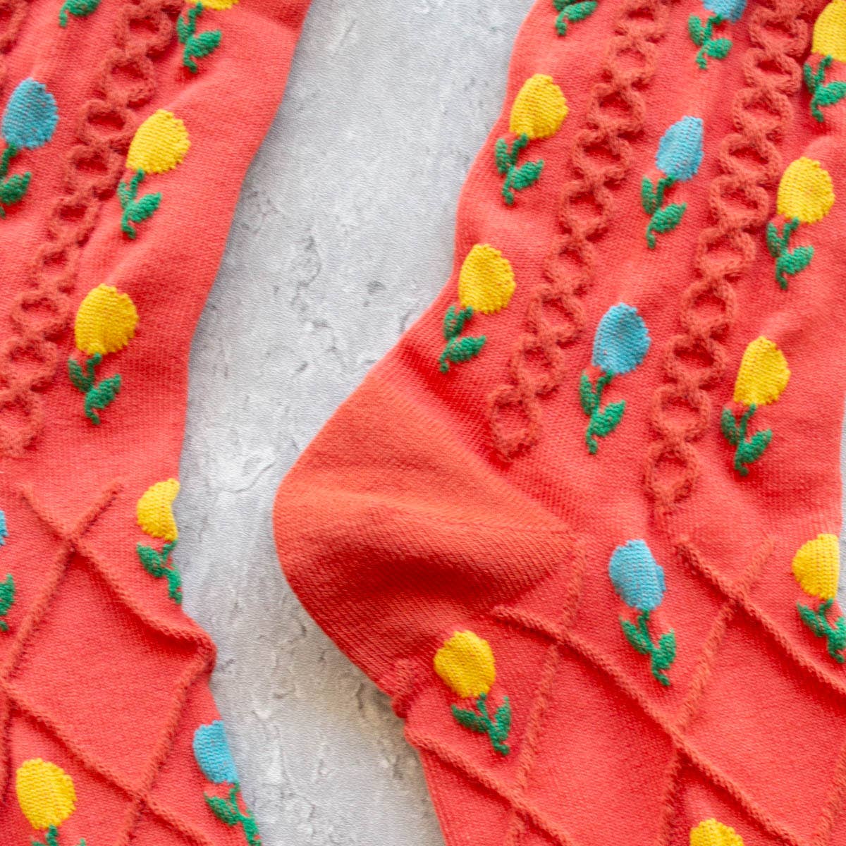 Tulip Flower Socks - Out of the Blue