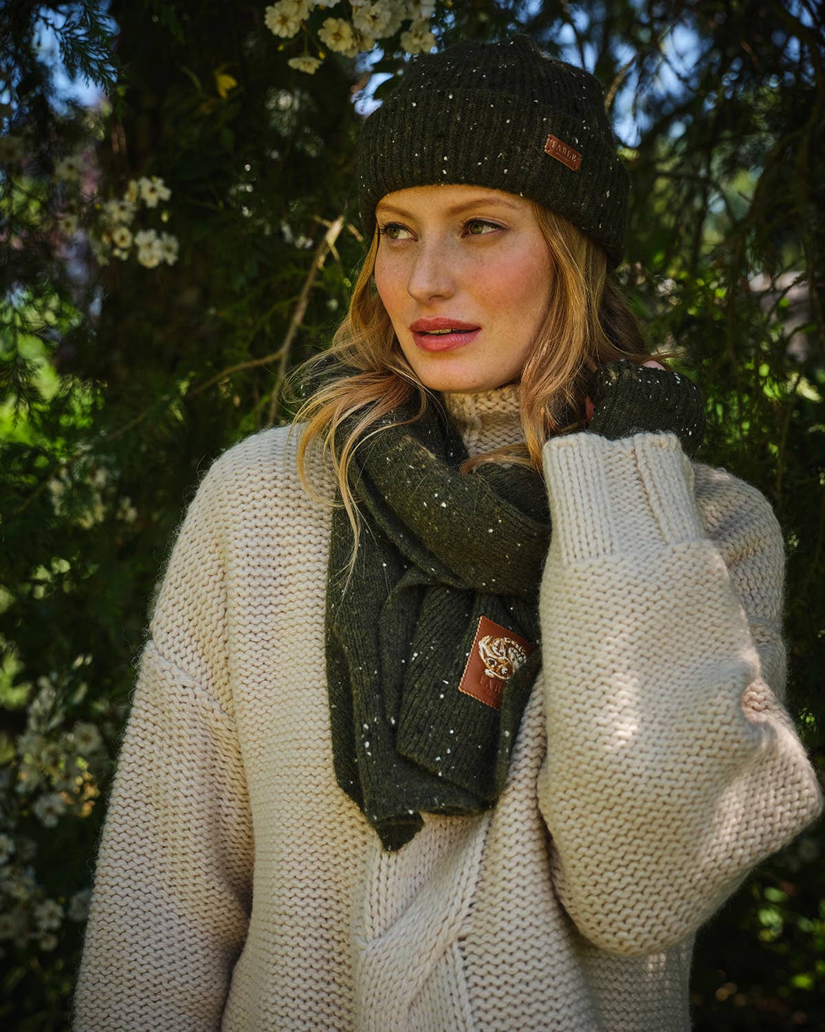 Fingerless Gloves in Woodland Green - Out of the Blue