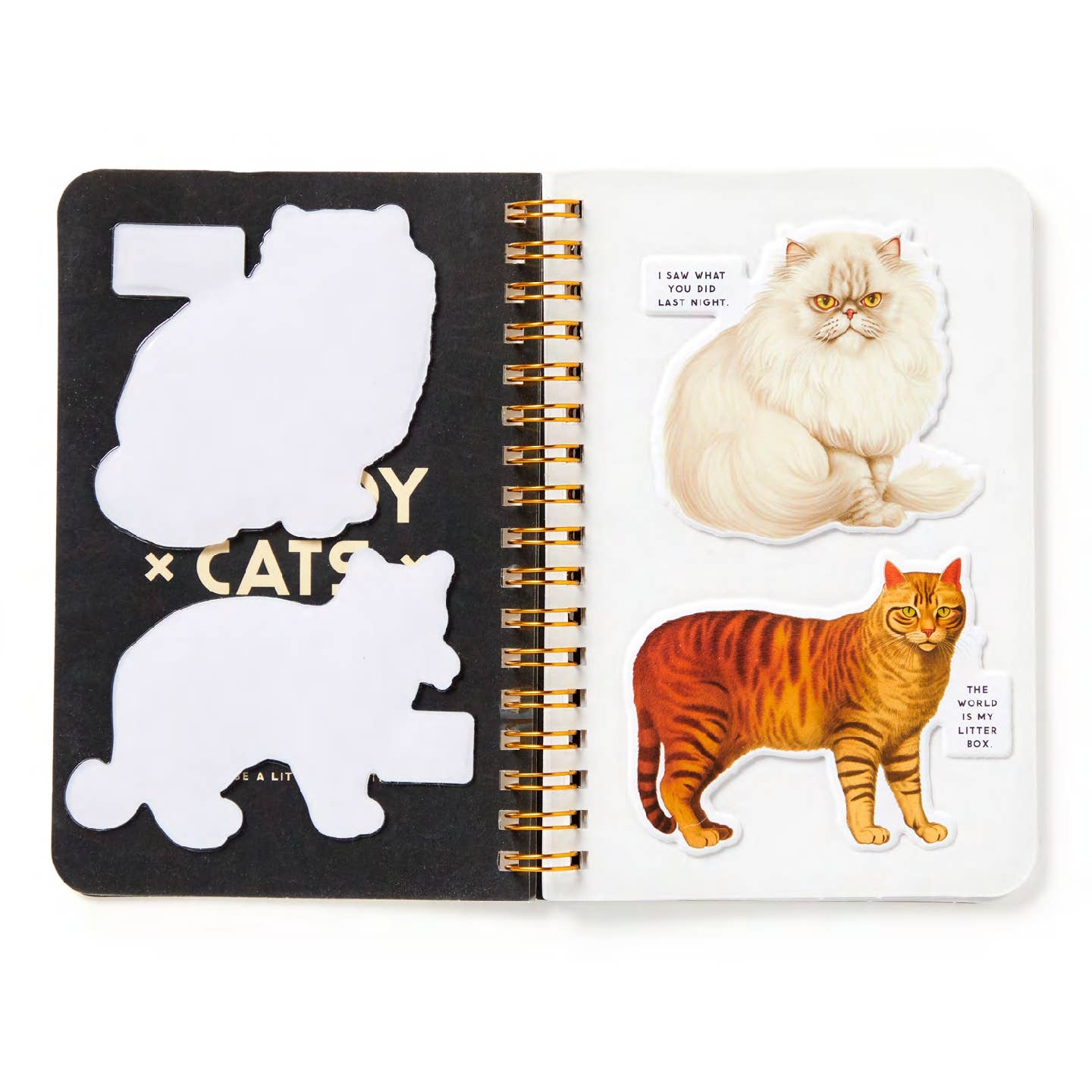Moody Cats Sticker Book - Out of the Blue