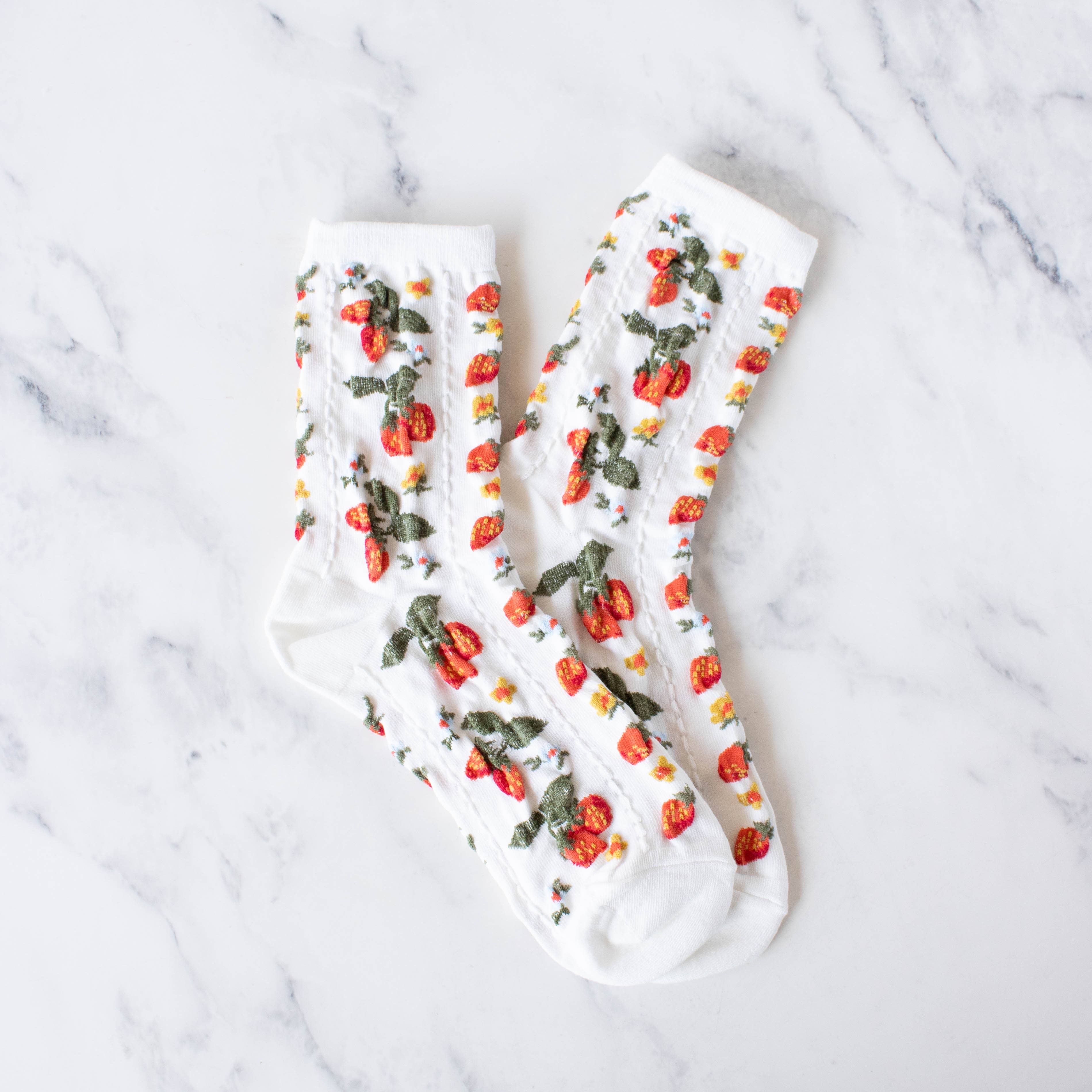 Strawberry Farm  Socks
