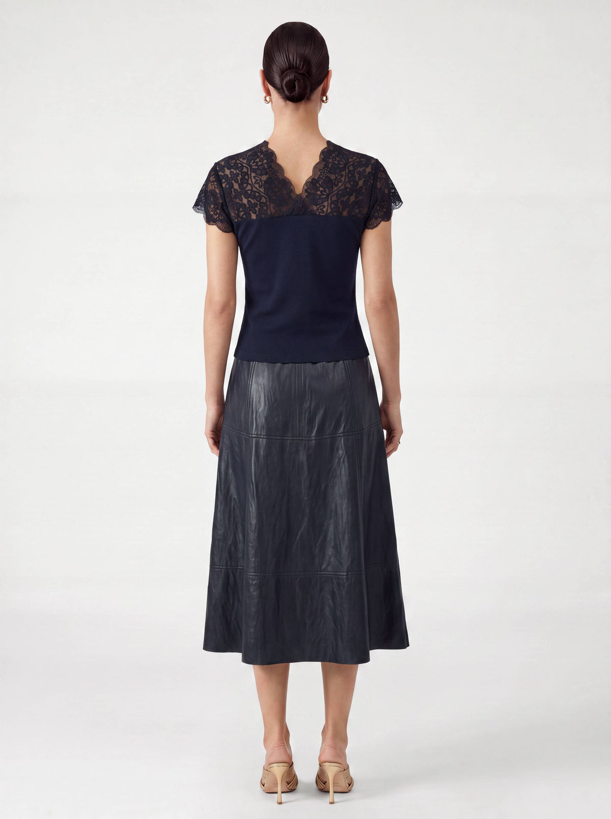 Lace V-neck Top