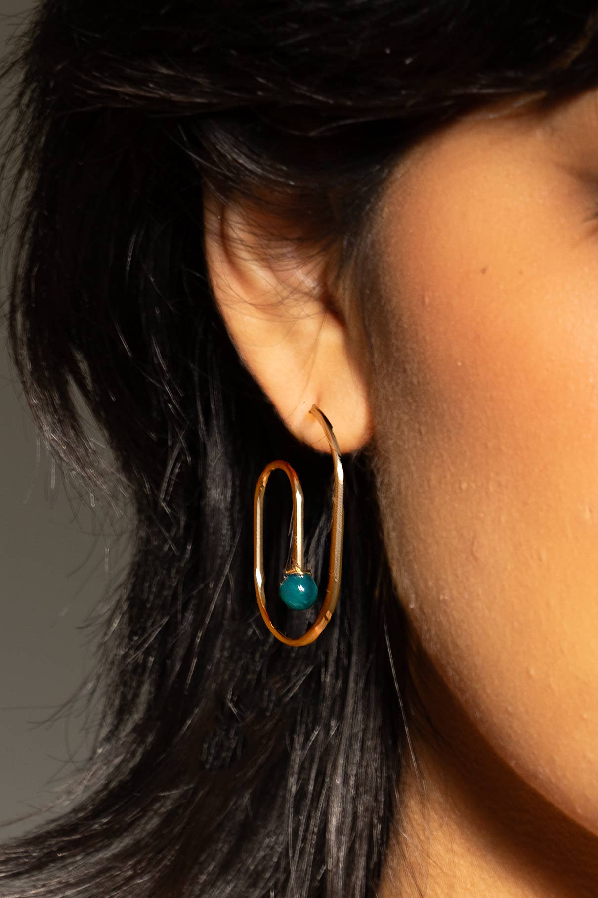 Swirl Hoops - 18K Gold Plated - Out of the Blue