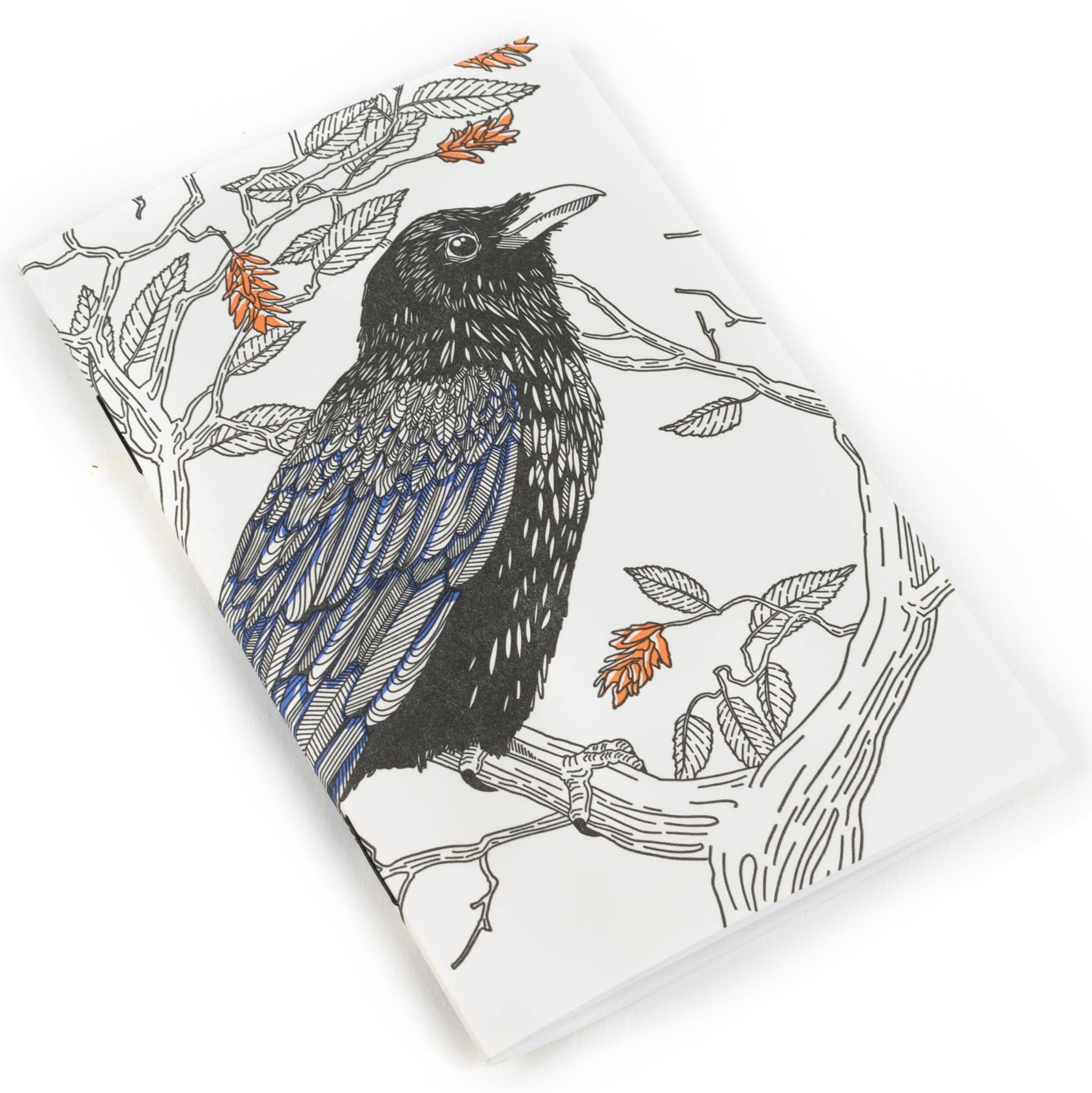 Common Raven Pocket Notebook - West Coast Birds - Out of the Blue