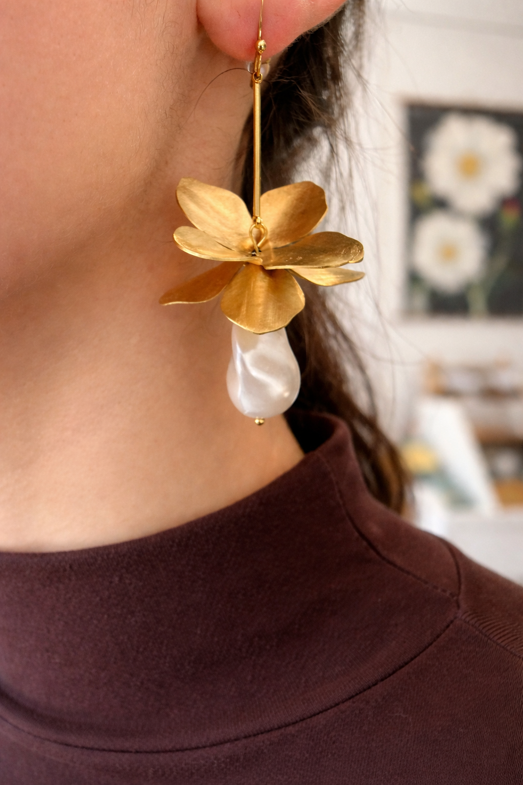 Oby  Dangle Earrings - Out of the Blue