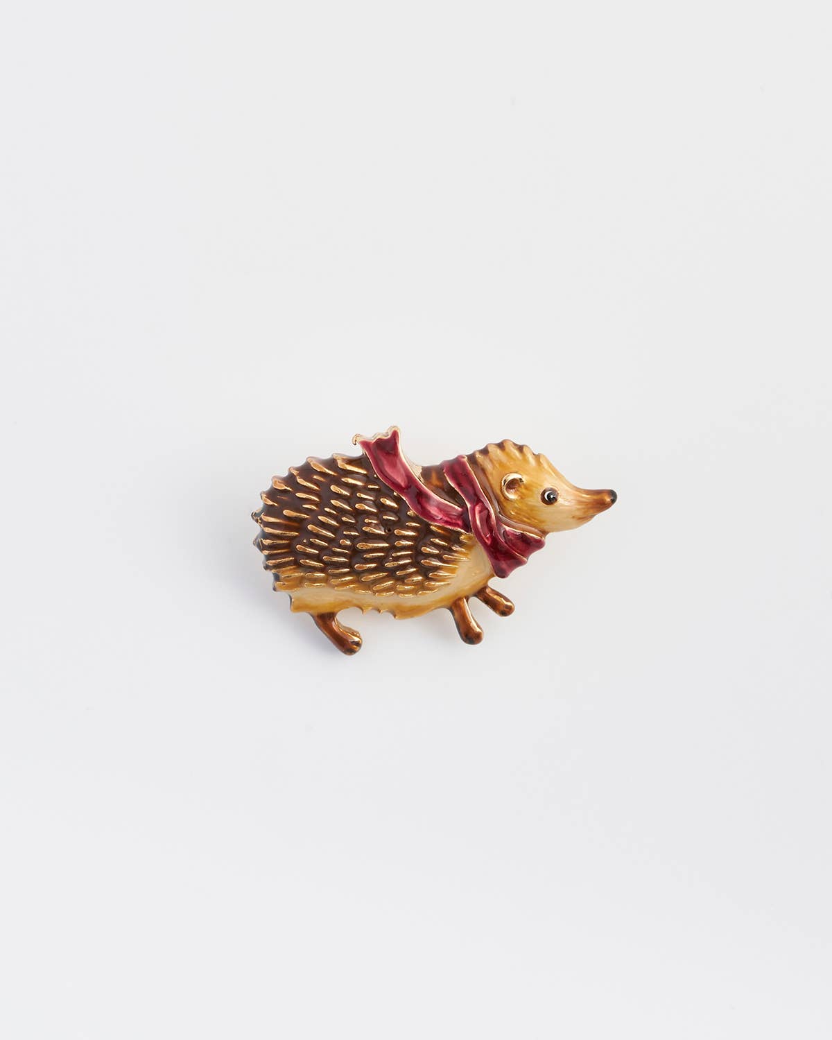 Cozy Hedgehog Charm Brooch