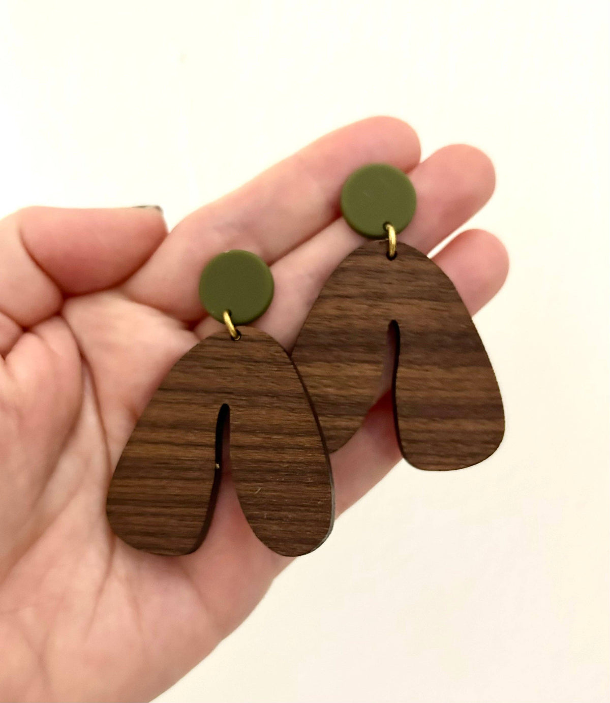 The Løtta Earrings - WOOD
