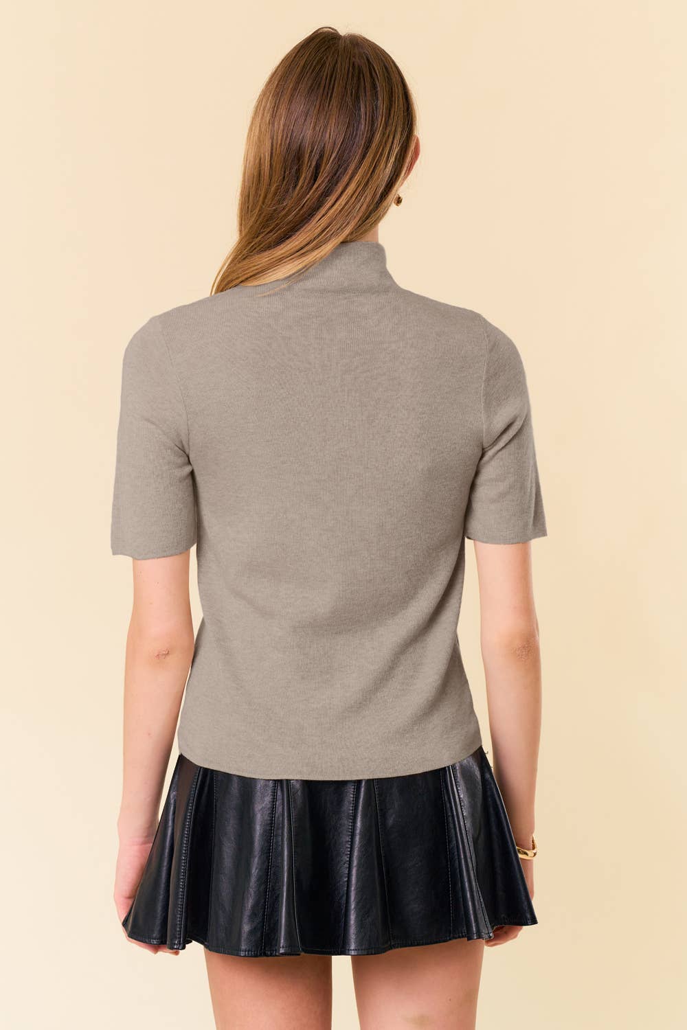 MOCK NECK SWEATER TOP