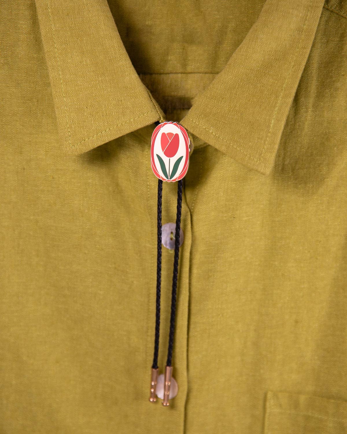 Tulip Bolo Tie - Out of the Blue