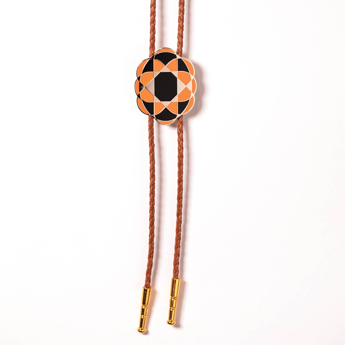 Quilt Cameo Bolo Tie