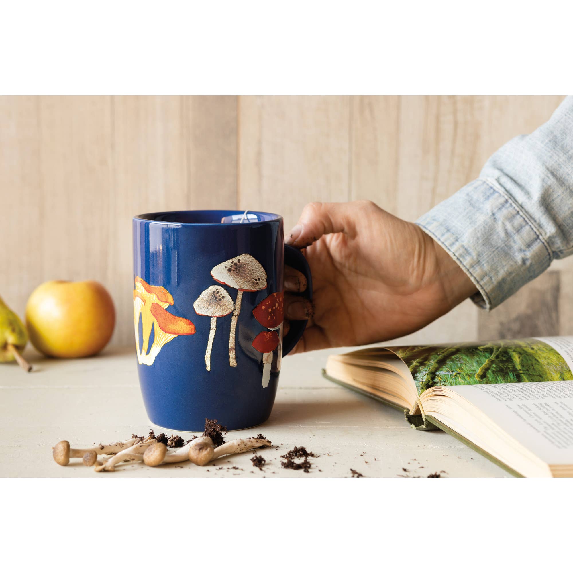 Field Mushrooms Tall Mug - Out of the Blue