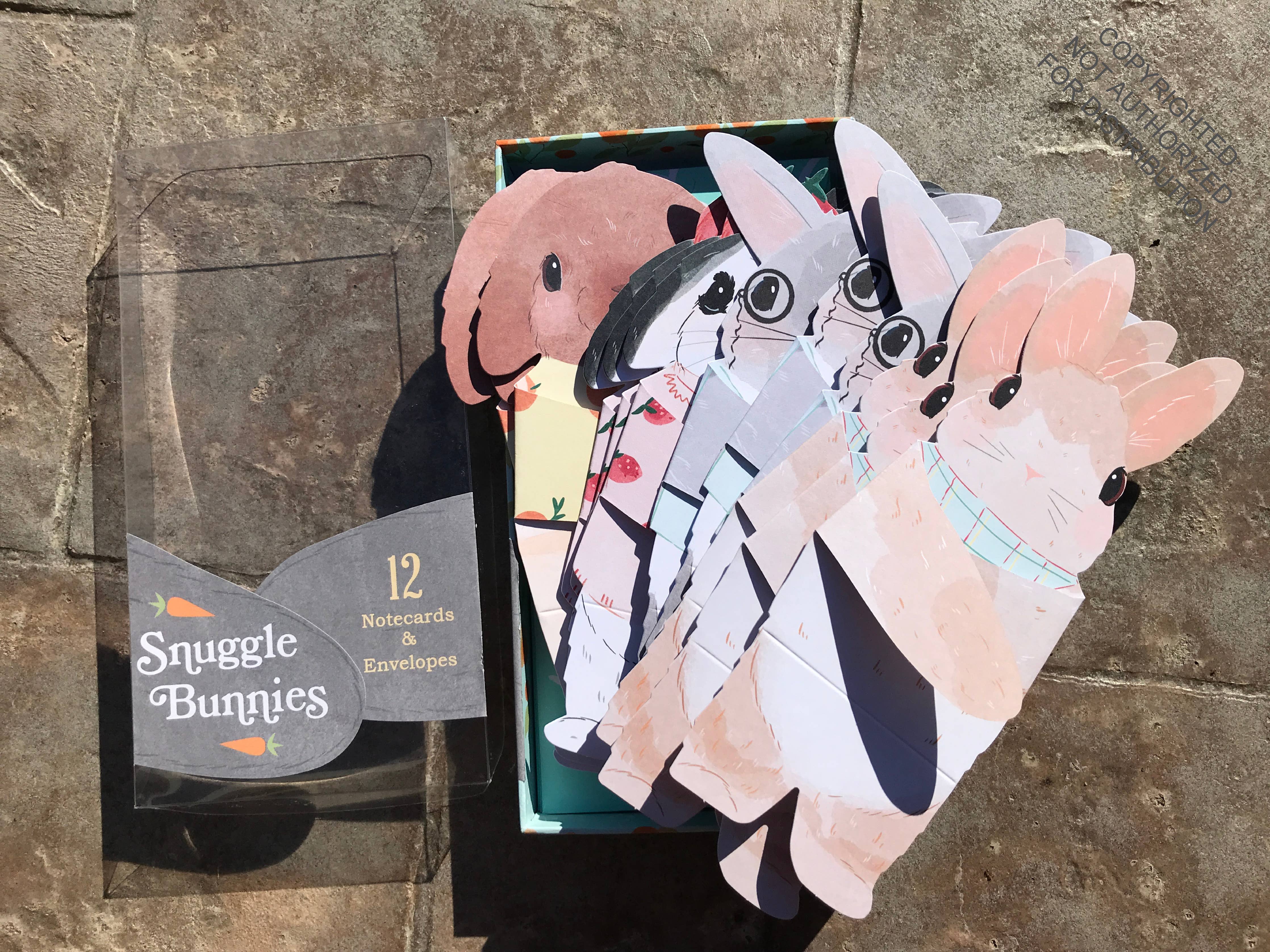 Snuggle Bunnies Notecards - Out of the Blue