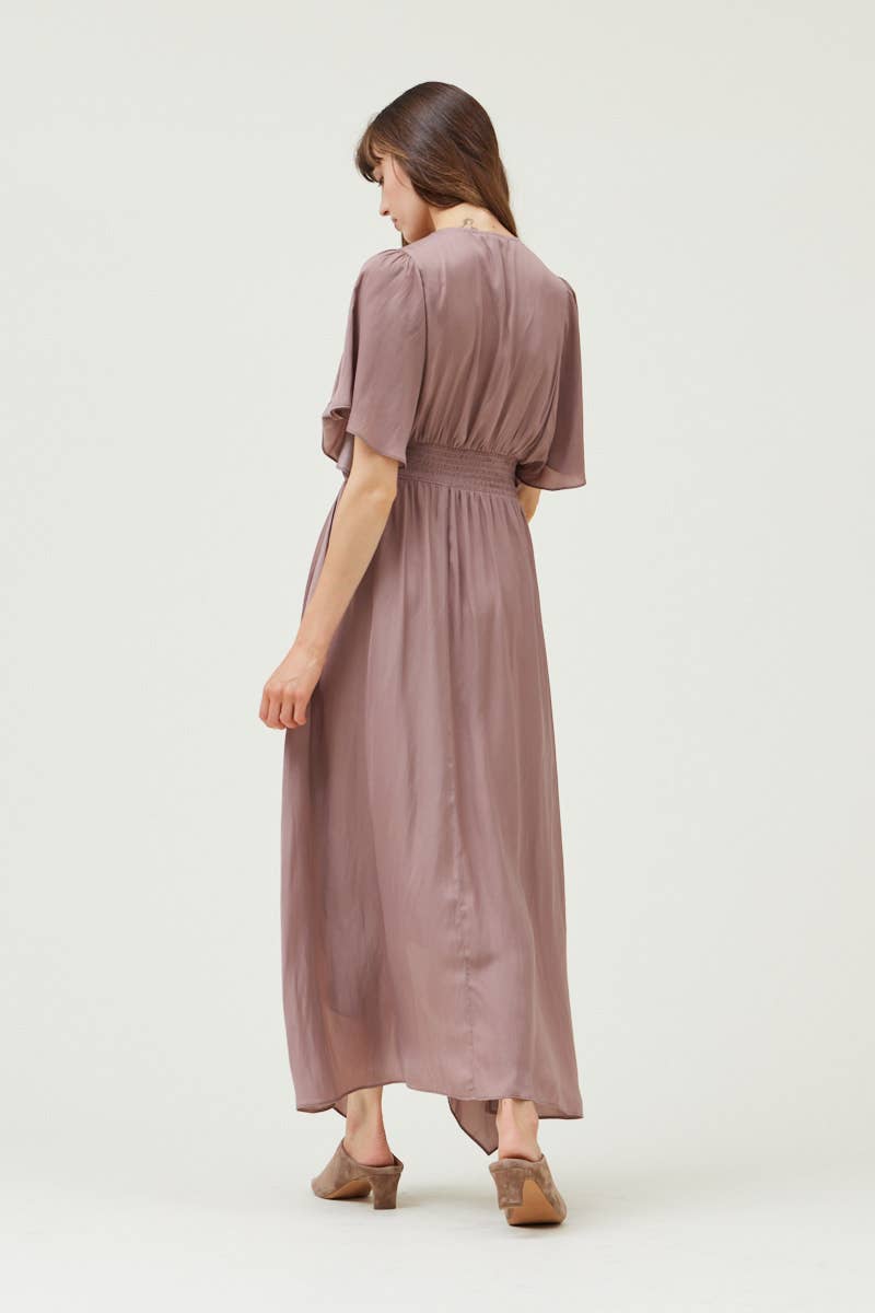 Satin Maxi Dress