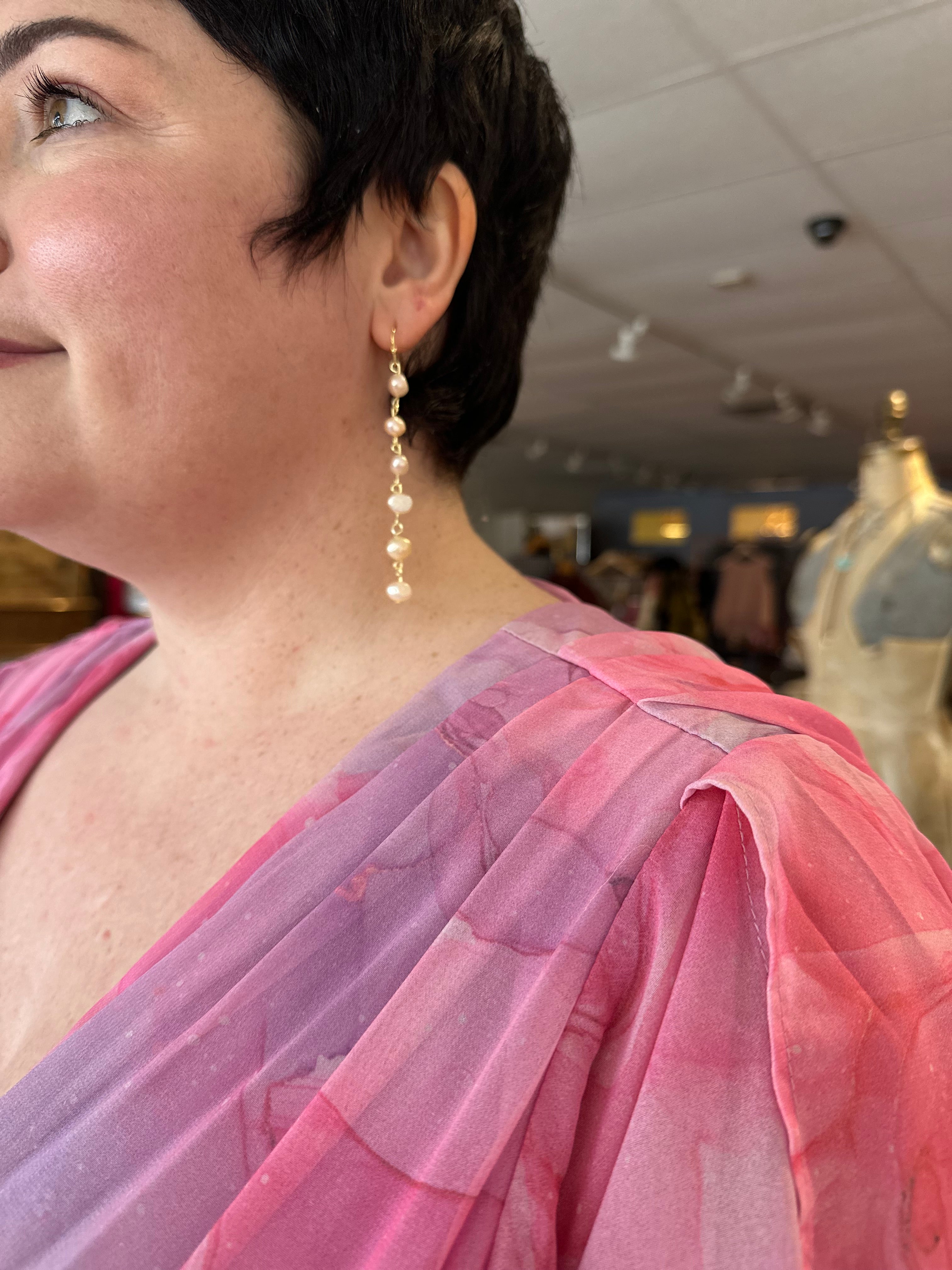 Freshwater Pearl Earrings - Out of the Blue