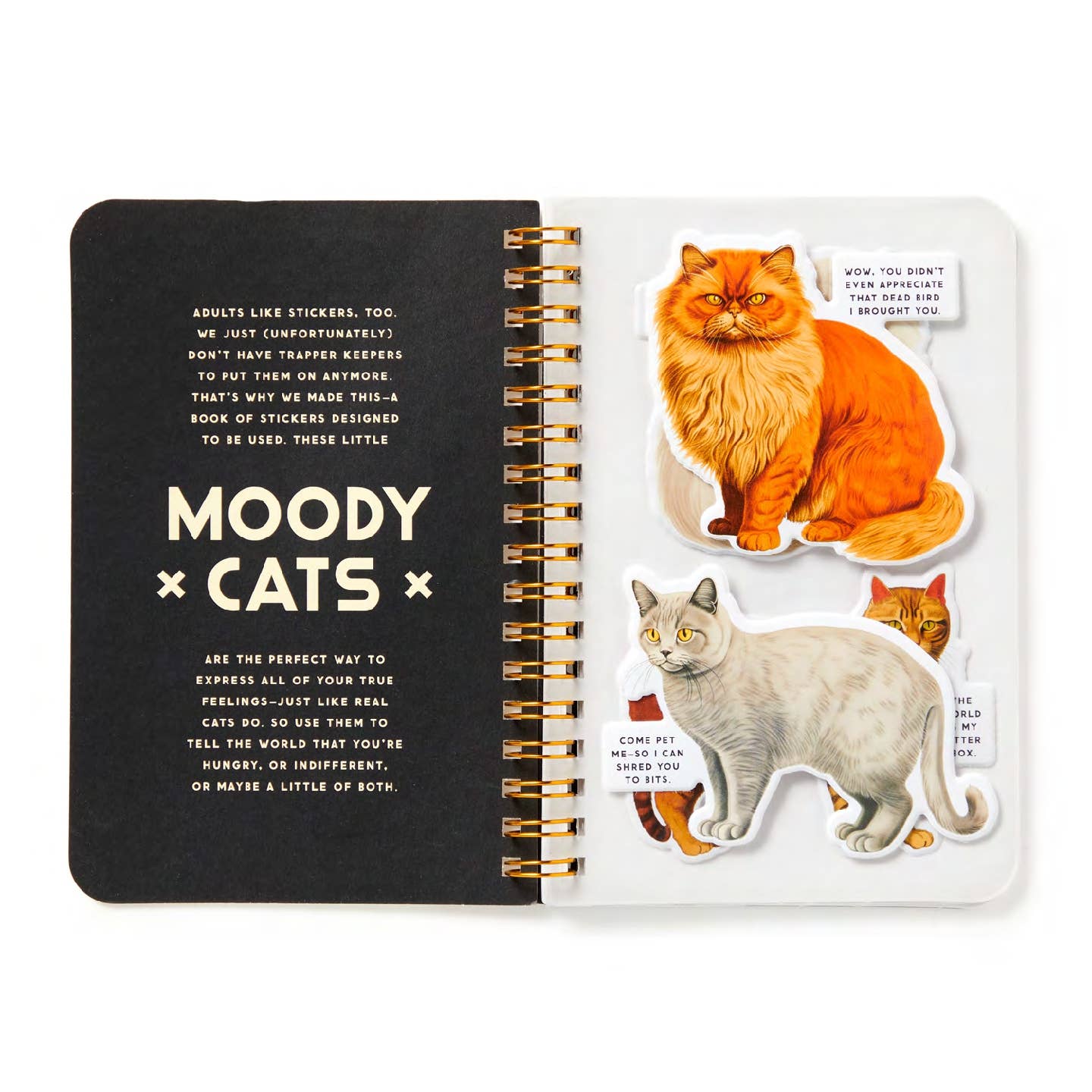 Moody Cats Sticker Book - Out of the Blue