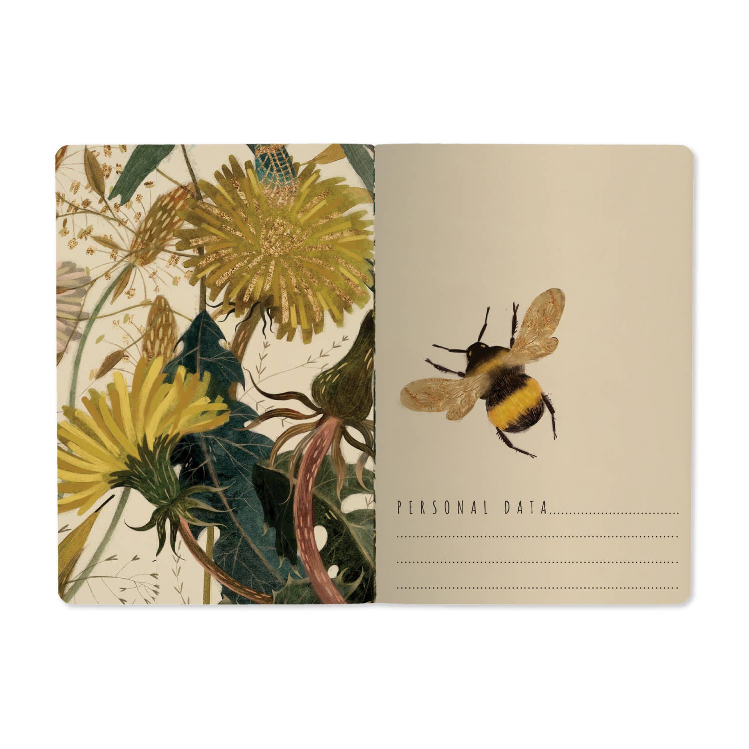 Summer Greens Notebook - Out of the Blue