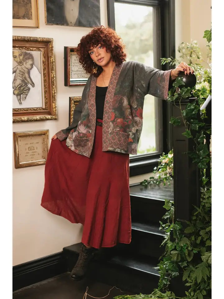Flight of Fancy Fleece Jacket - Out of the Blue