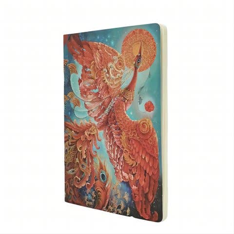 Firebird A4 Lined Softcover Cahier, 80pg, 100GSM by Paperblanks (Birds of H - Out of the Blue