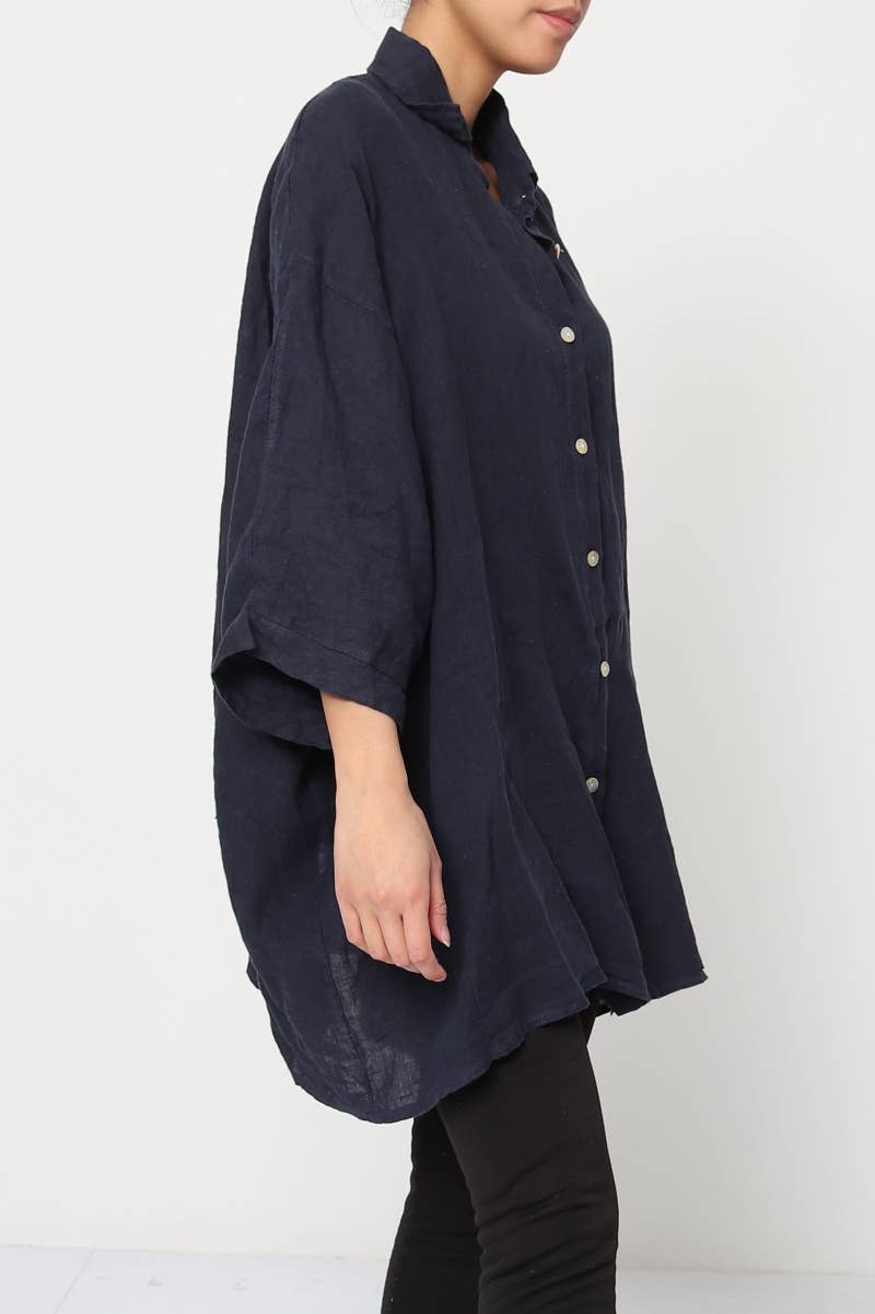 Oversize Linen Shirt