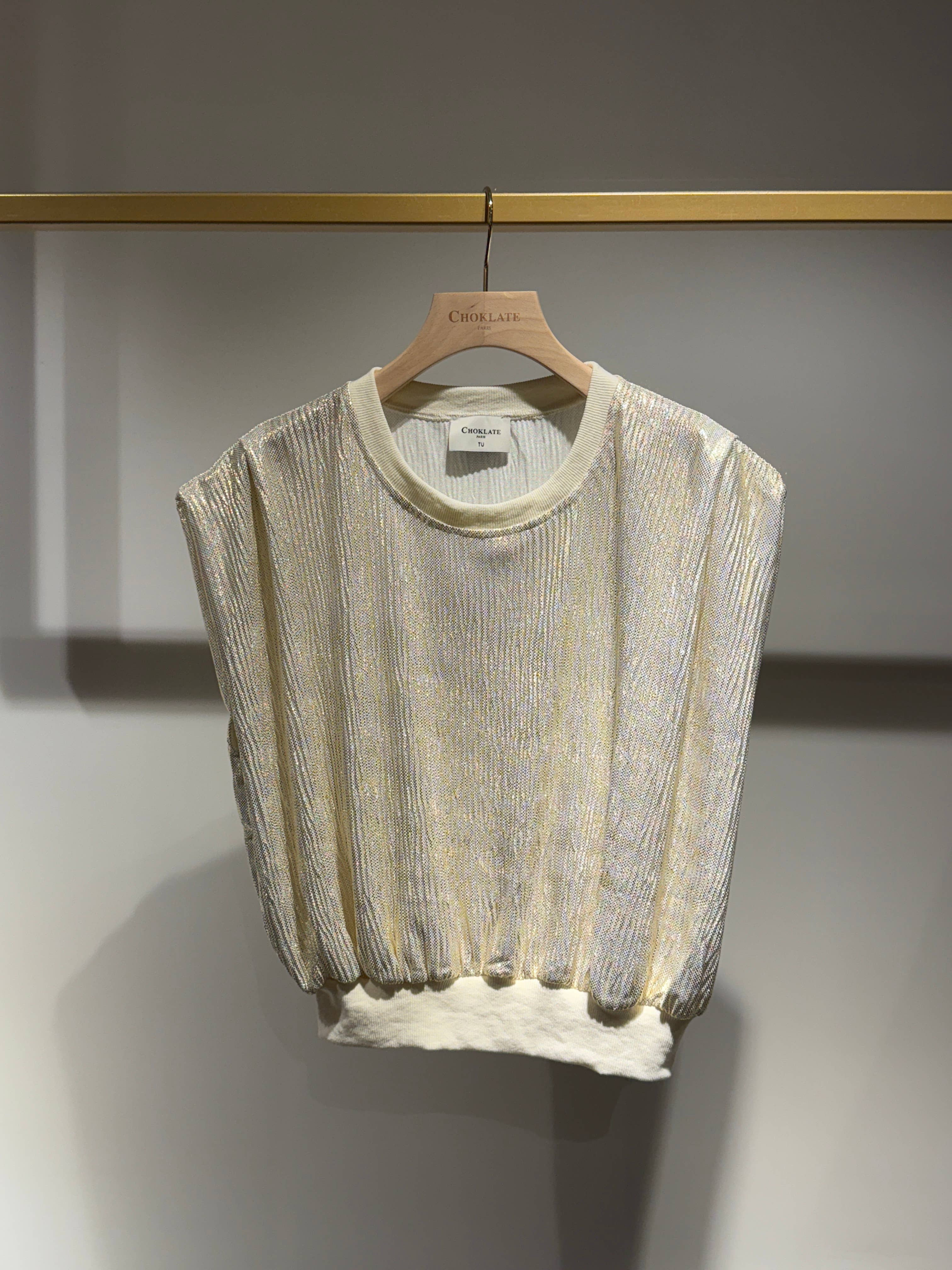 Alizée Christmas Shiny T-shirt - CK08203-5 - Out of the Blue