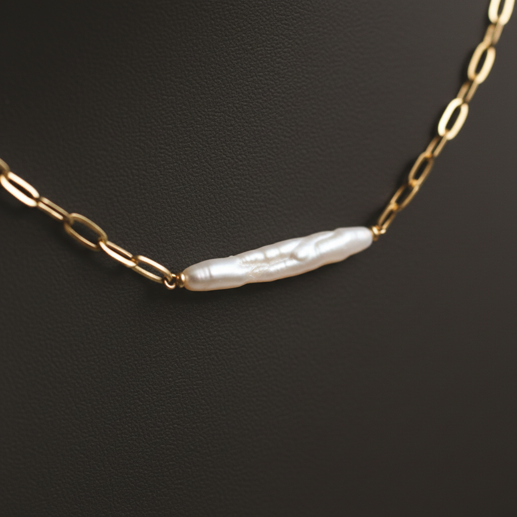 Biwa Pearl Choker