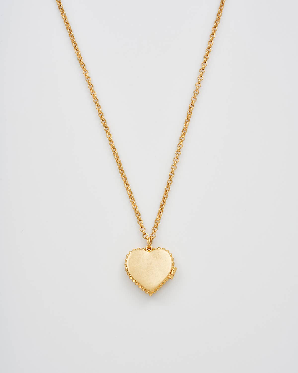 Jasmine Heart Locket Necklace - Out of the Blue