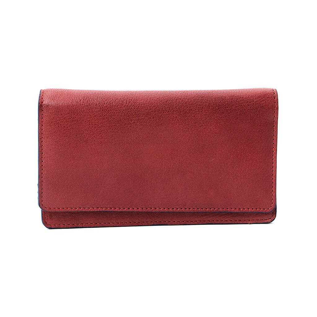 Luna Leather Wallet - Out of the Blue
