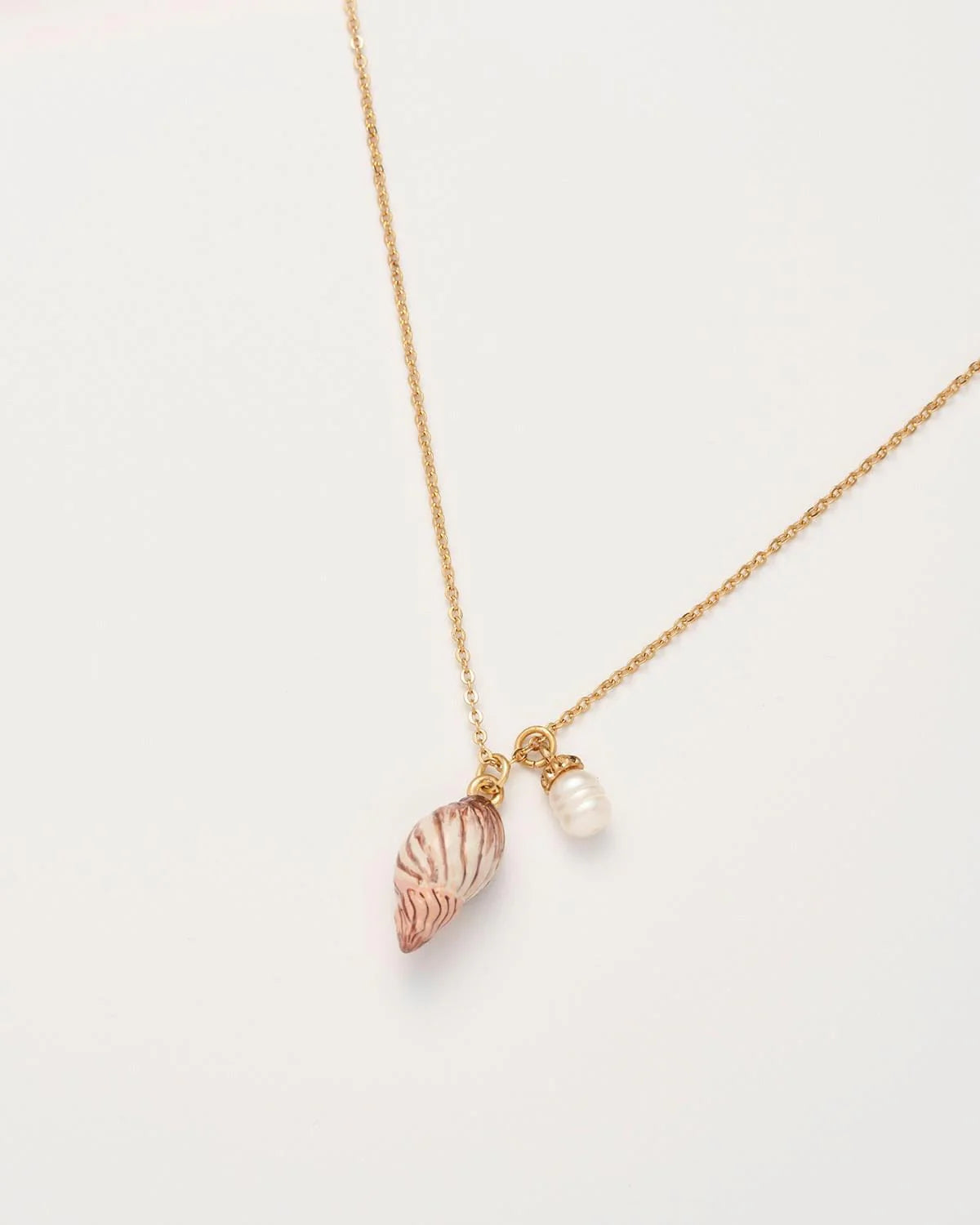 Shell and Pearl Necklace