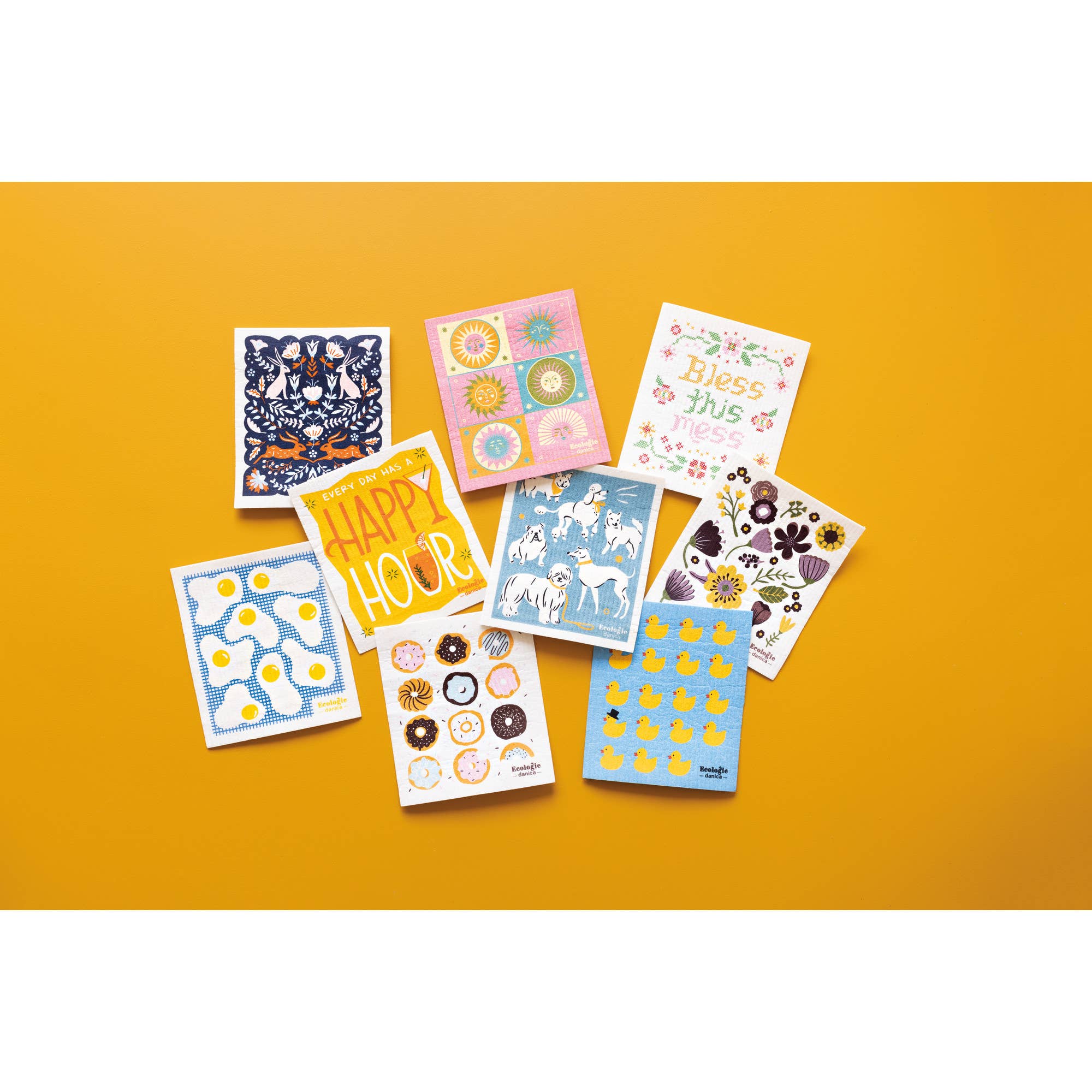 Ecologie Swedish Sponge Reusable Dishcloth Flora