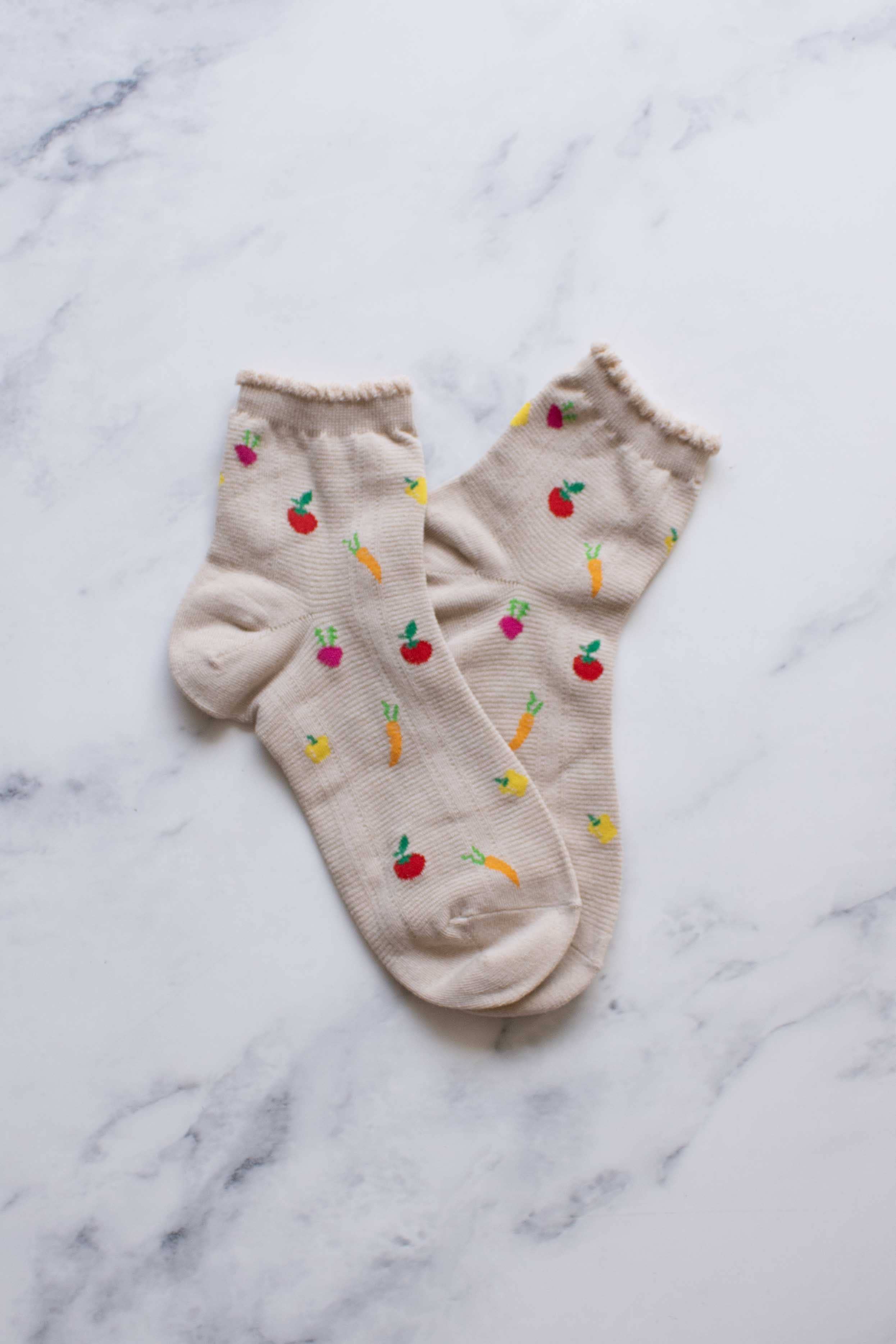 Vegetables Ankle Socks - Out of the Blue