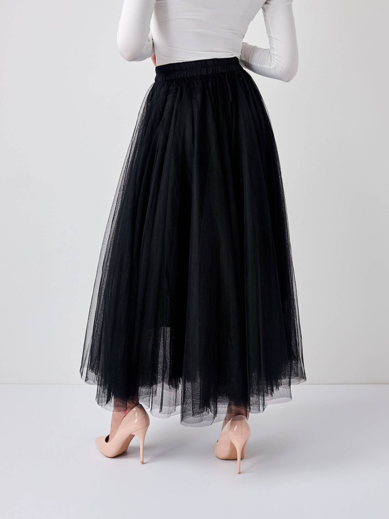 Aria tulle skirt - CK08077: 2 S/M - 2 M/L / Black - Out of the Blue