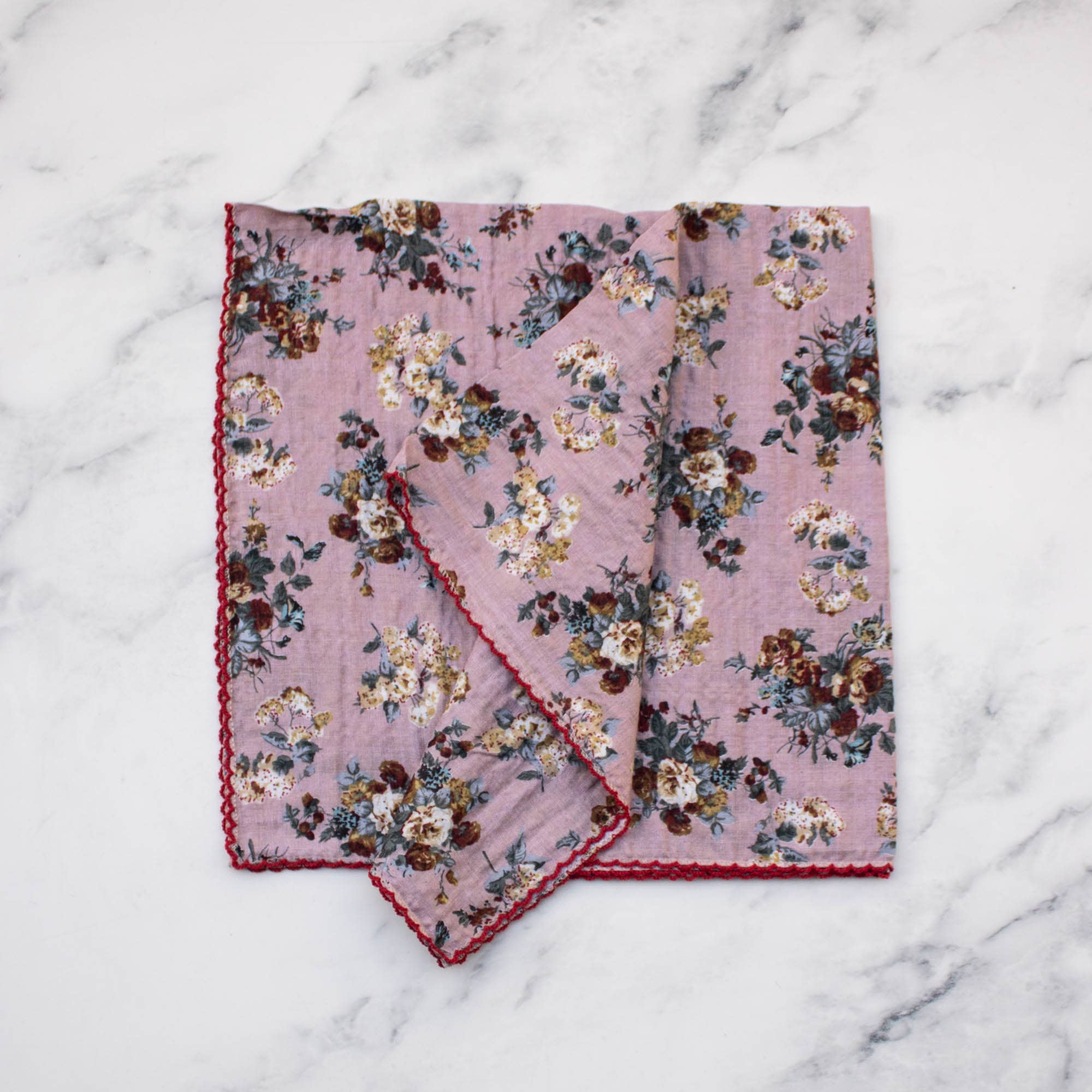 Floral Cotton Scarf