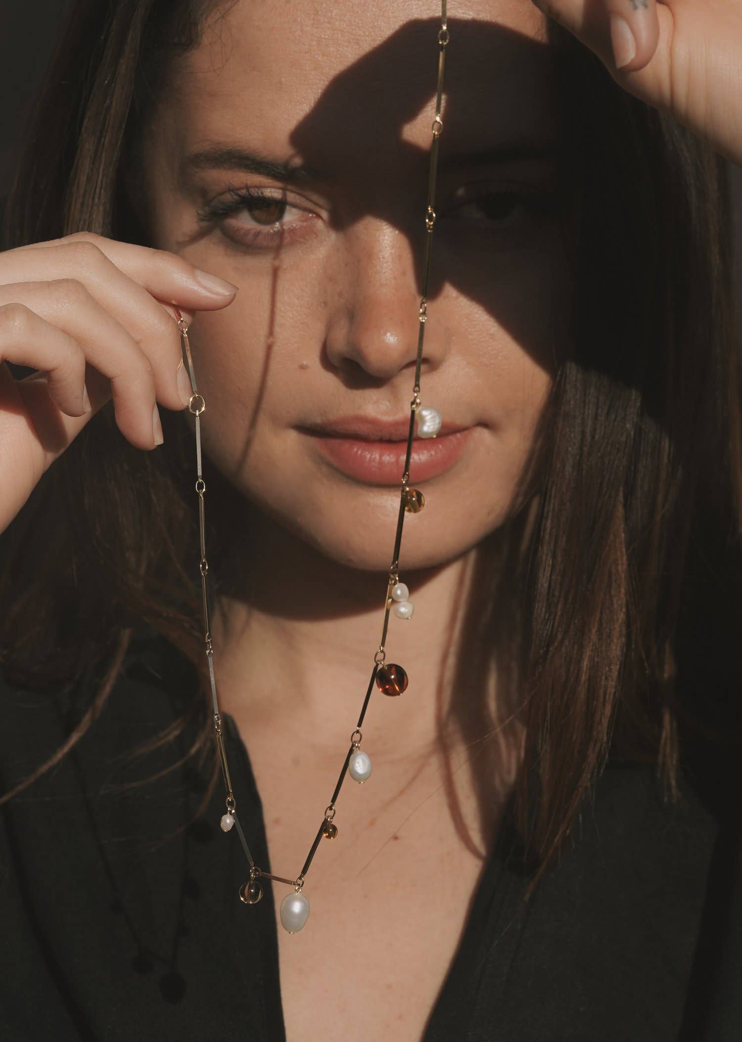 Fête Necklace - Tan