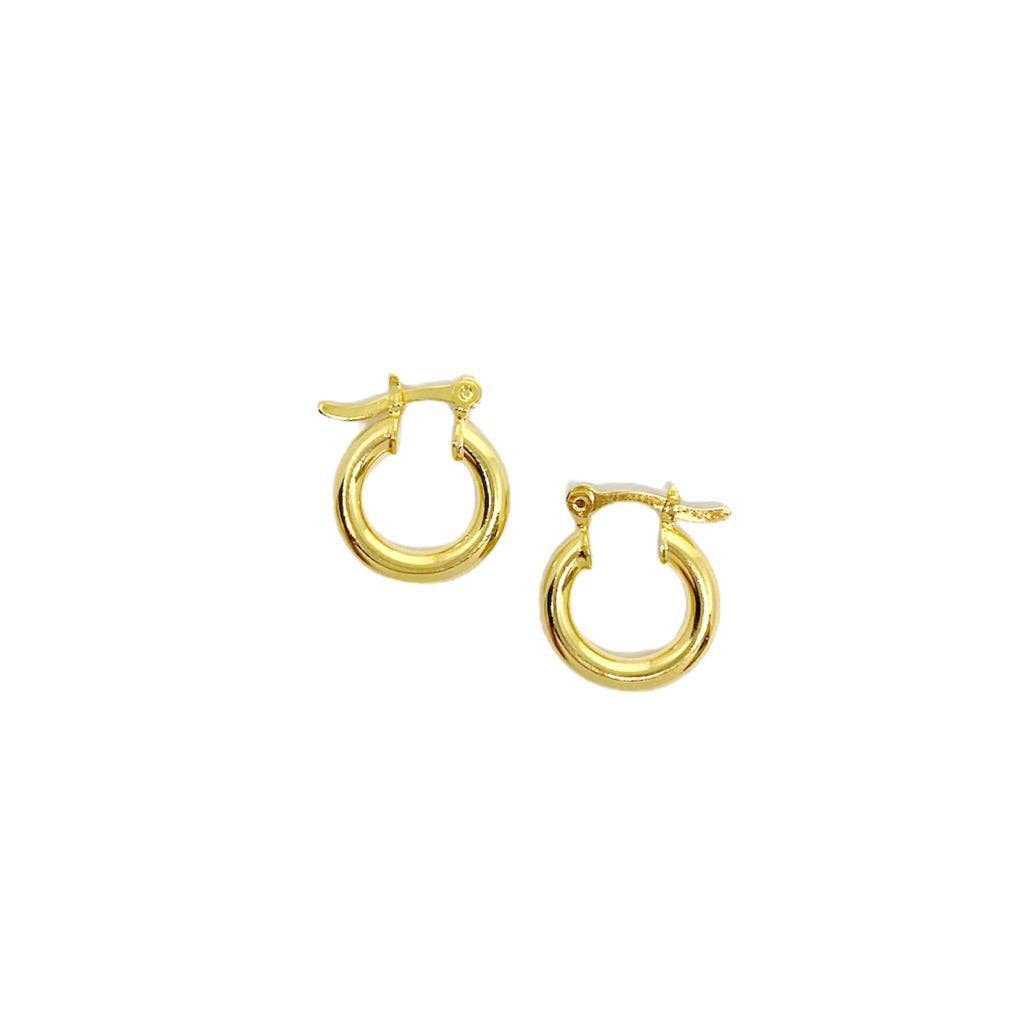 18k Gold Filled Hoop Earrings