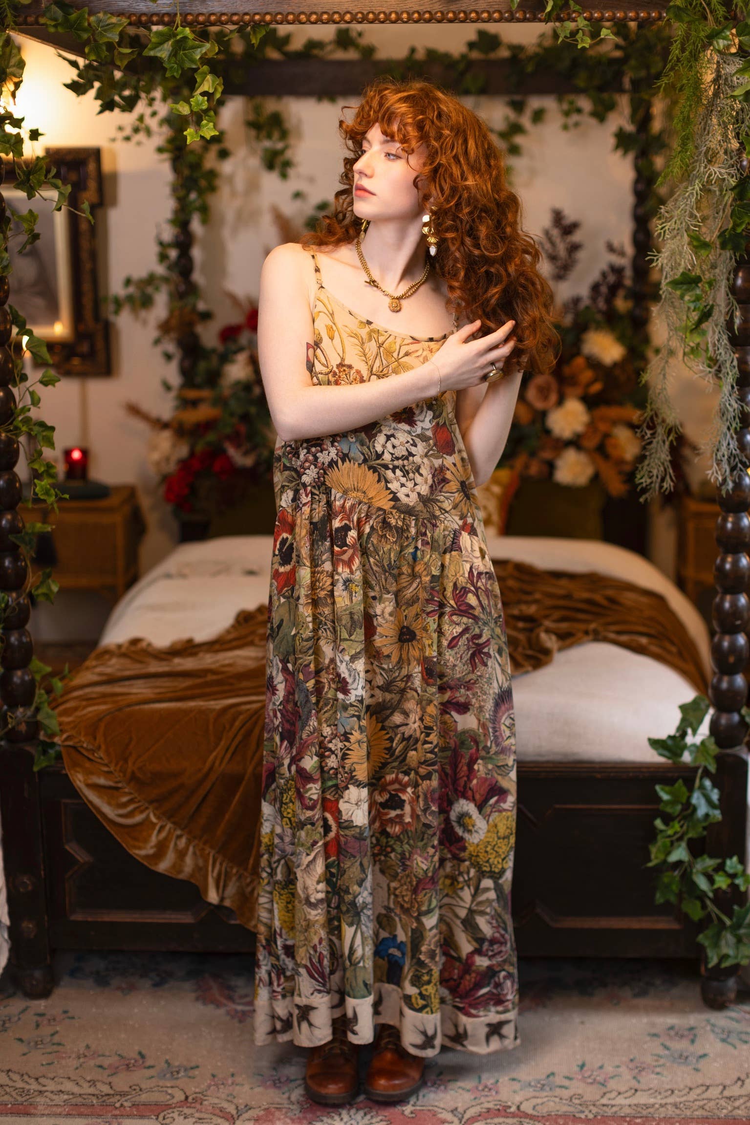 Golden Hour Maxi Slip Dress