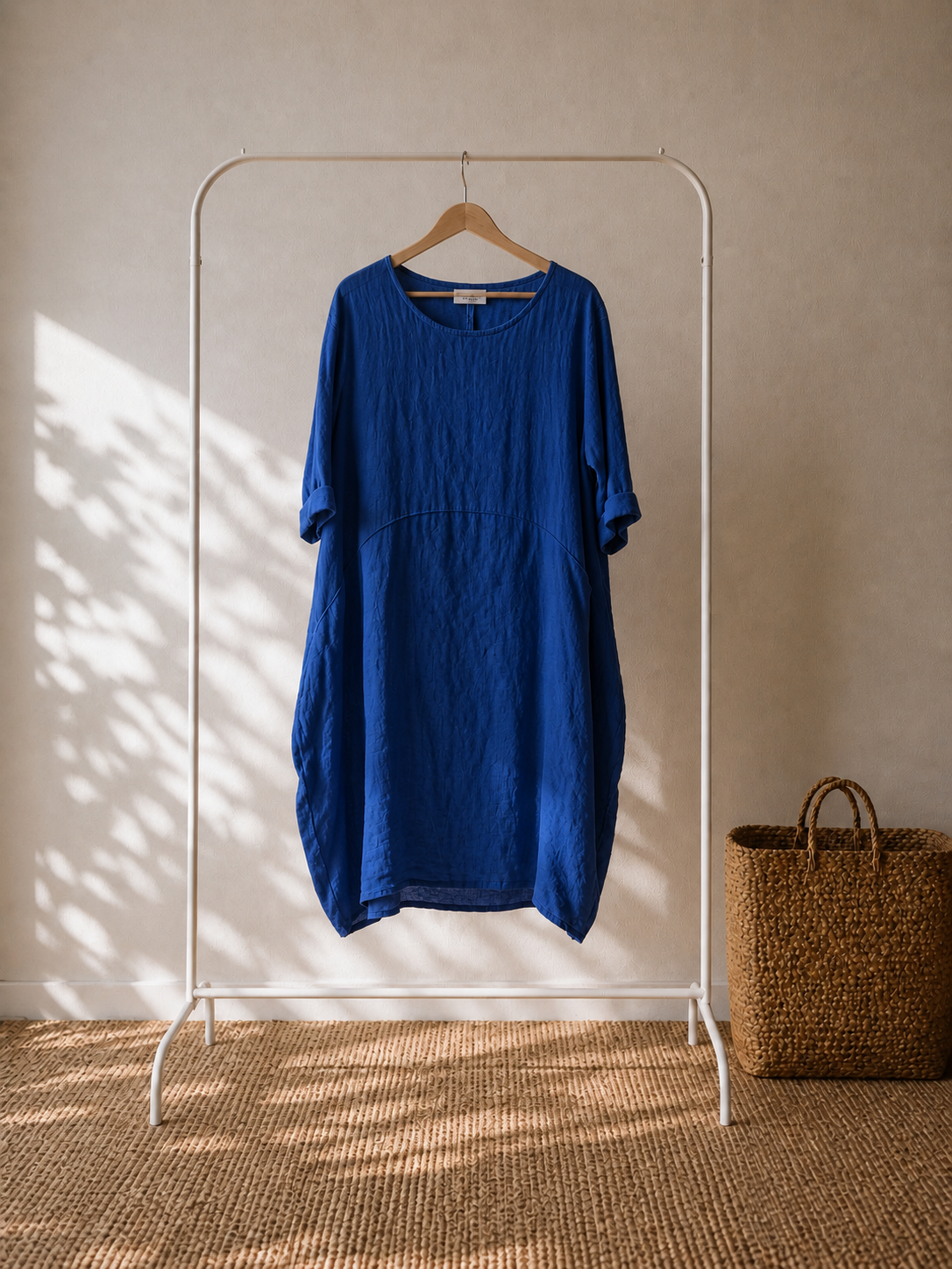 62nd St. Linen Dress - Out of the Blue