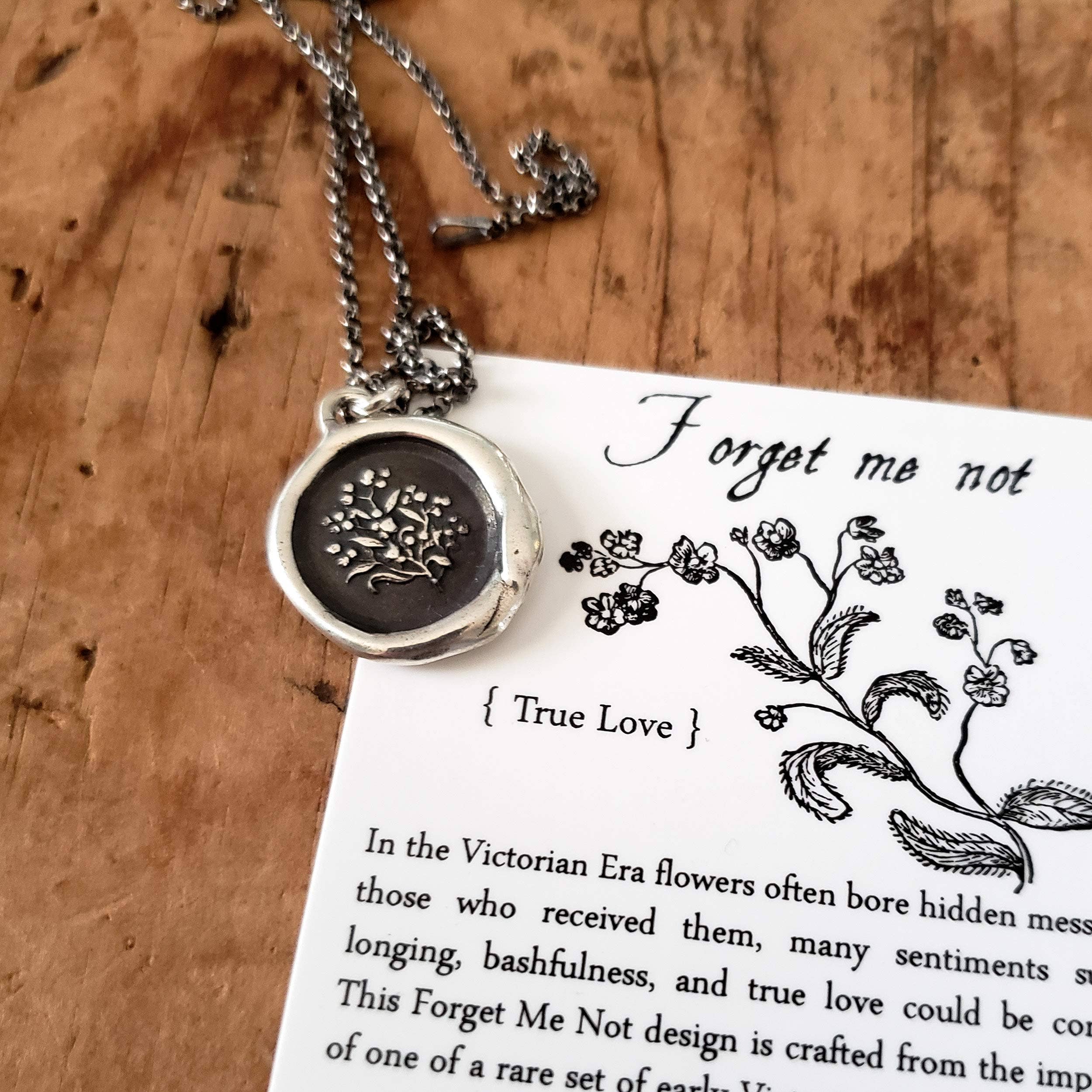 Forget Me Not Necklace - True Love