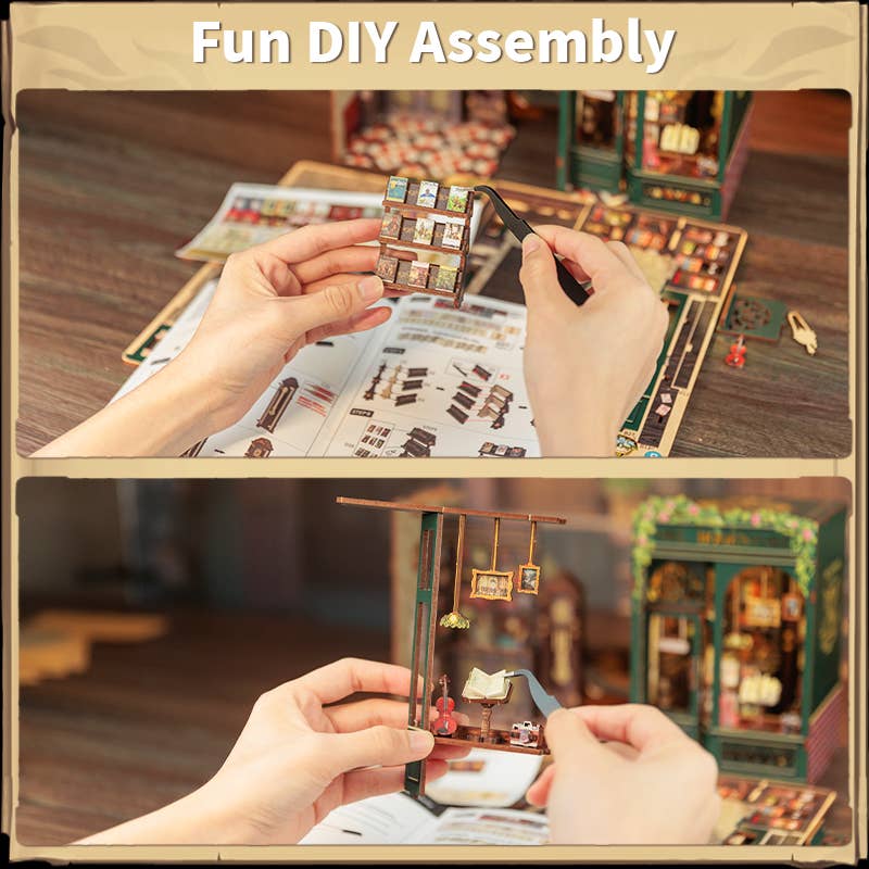 DIY Book Nook Kit: Owl Bookstore - Out of the Blue