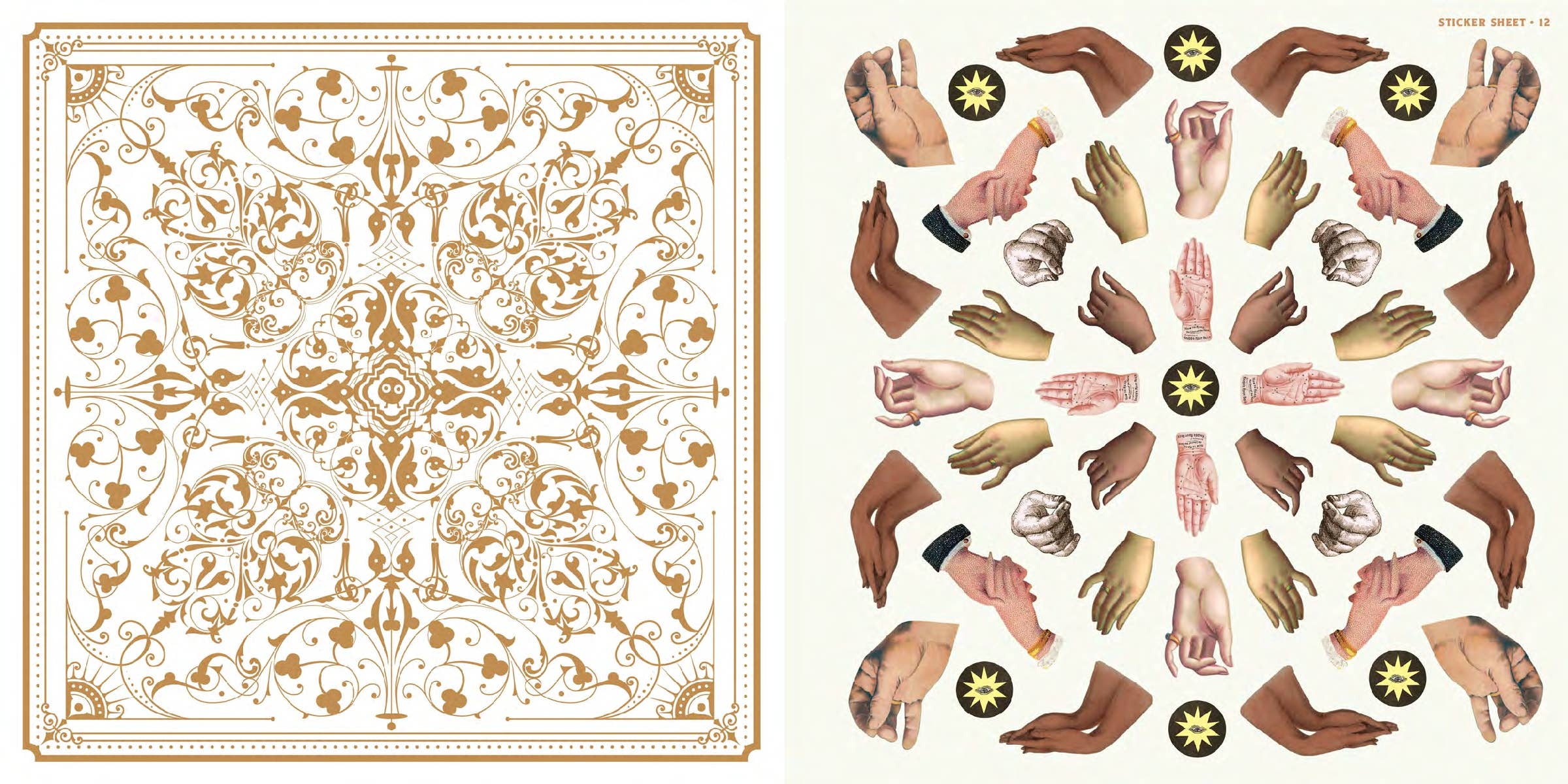 The Antiquarian Sticker Book: Mandala