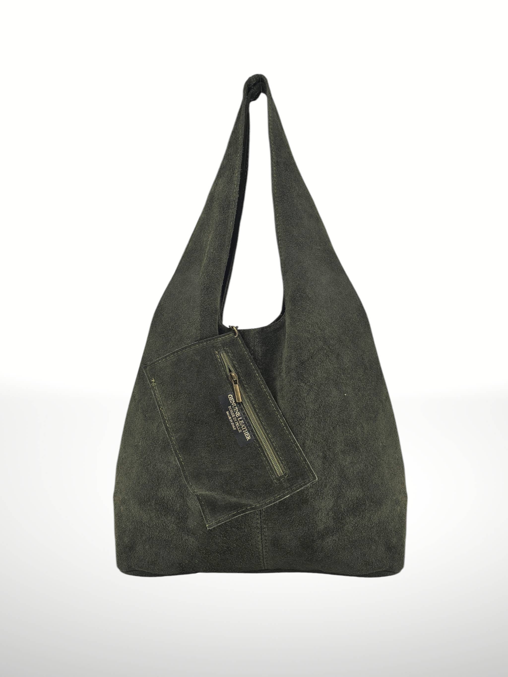 Suede Leather Shoulder Bag