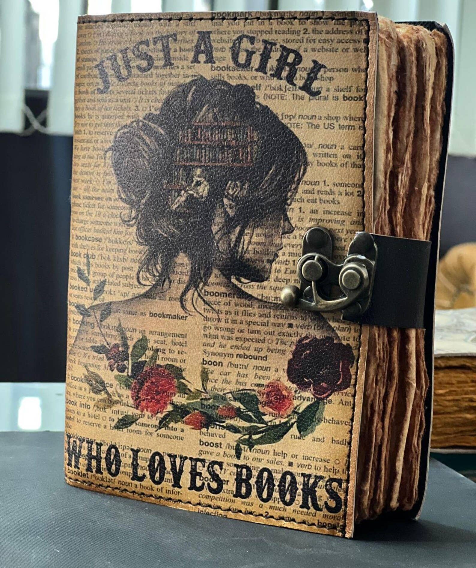 Just a Girl Hand Made Journal